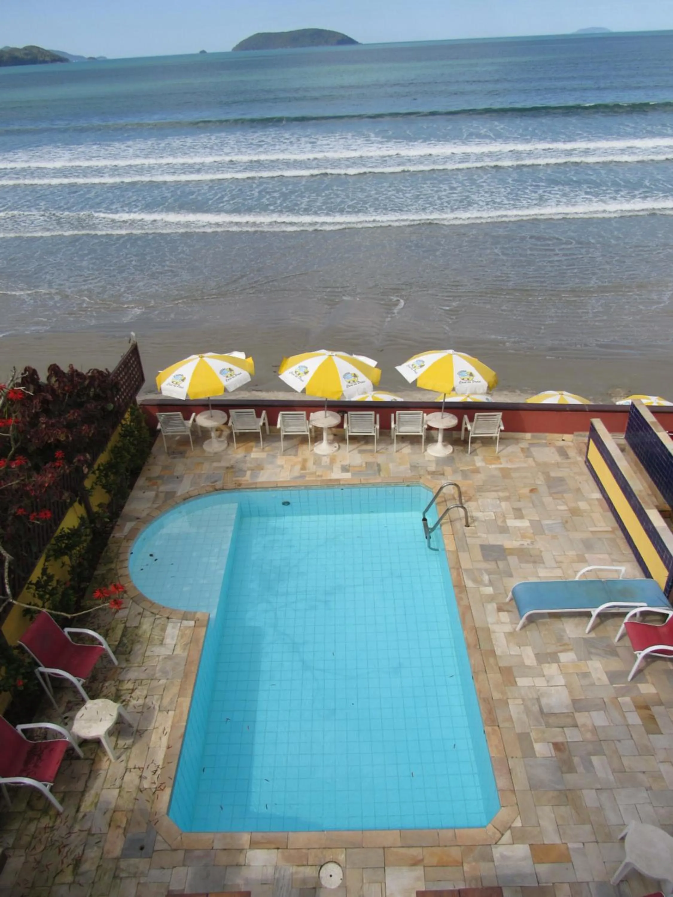 Pool view in Pousada Casa na Praia