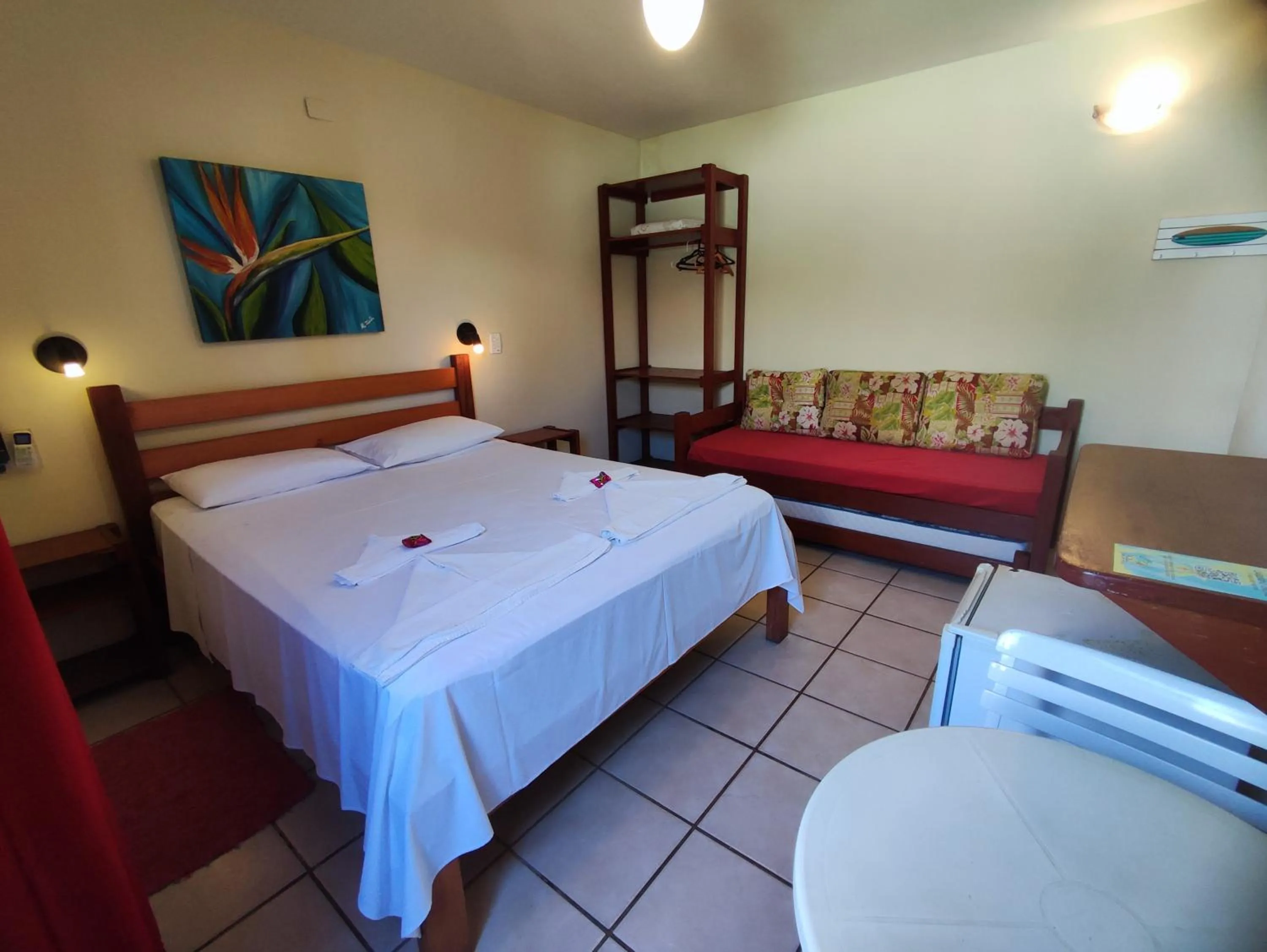 Bedroom, Bed in Pousada Casa na Praia