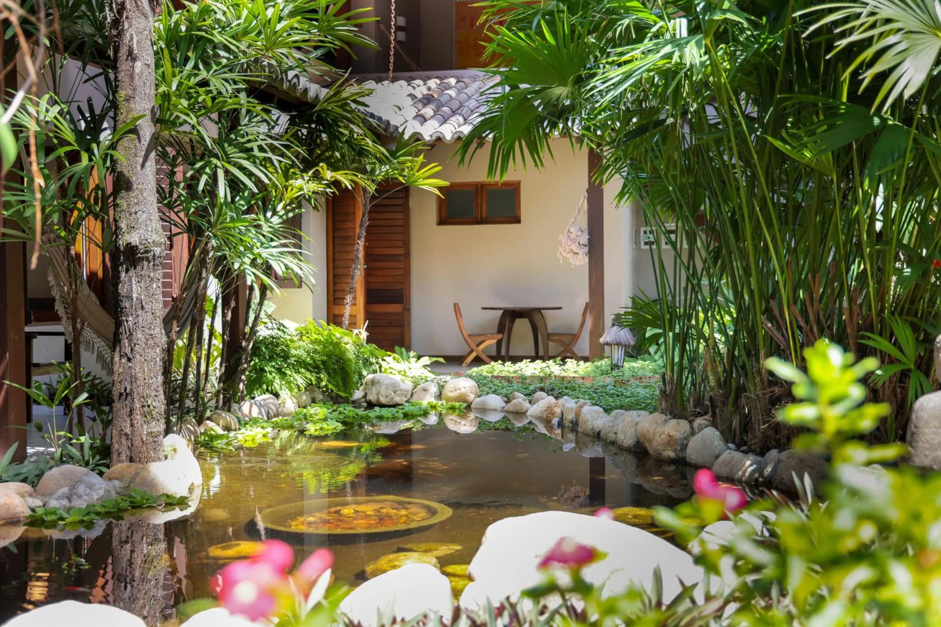 Garden in Hotel Pousada Coqueiros