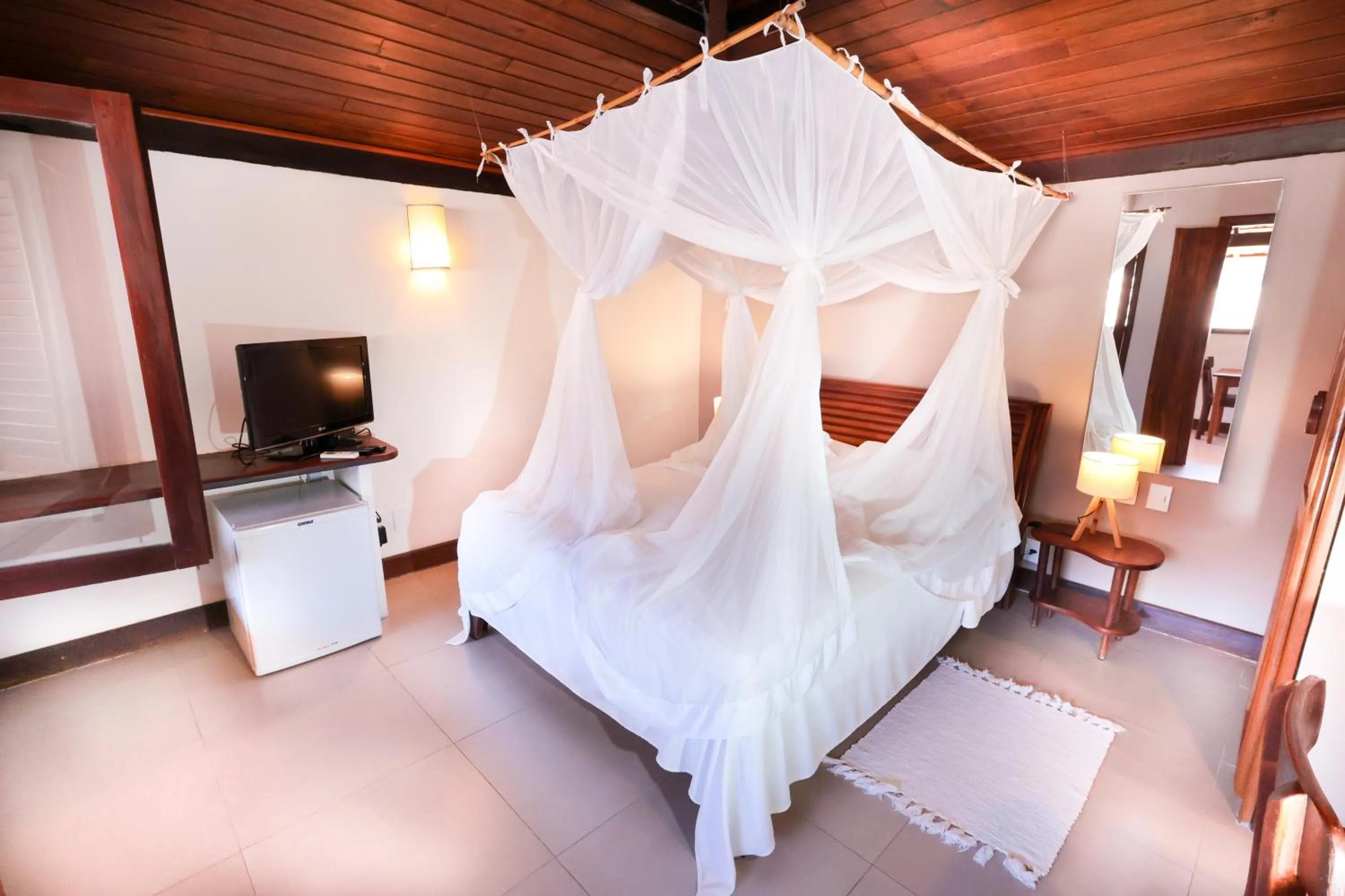 Bedroom, Bed in Hotel Pousada Coqueiros