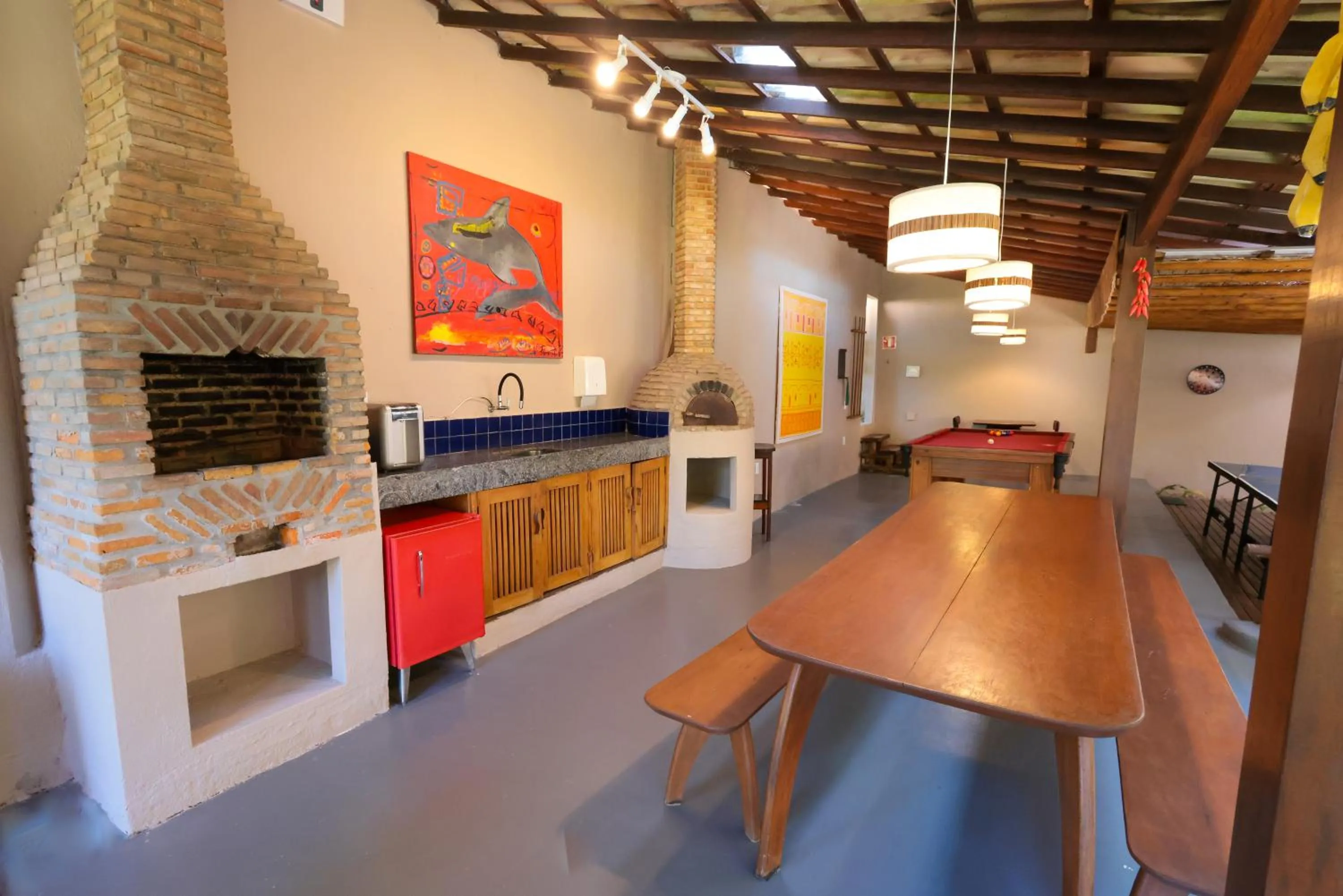 Game Room in Hotel Pousada Coqueiros