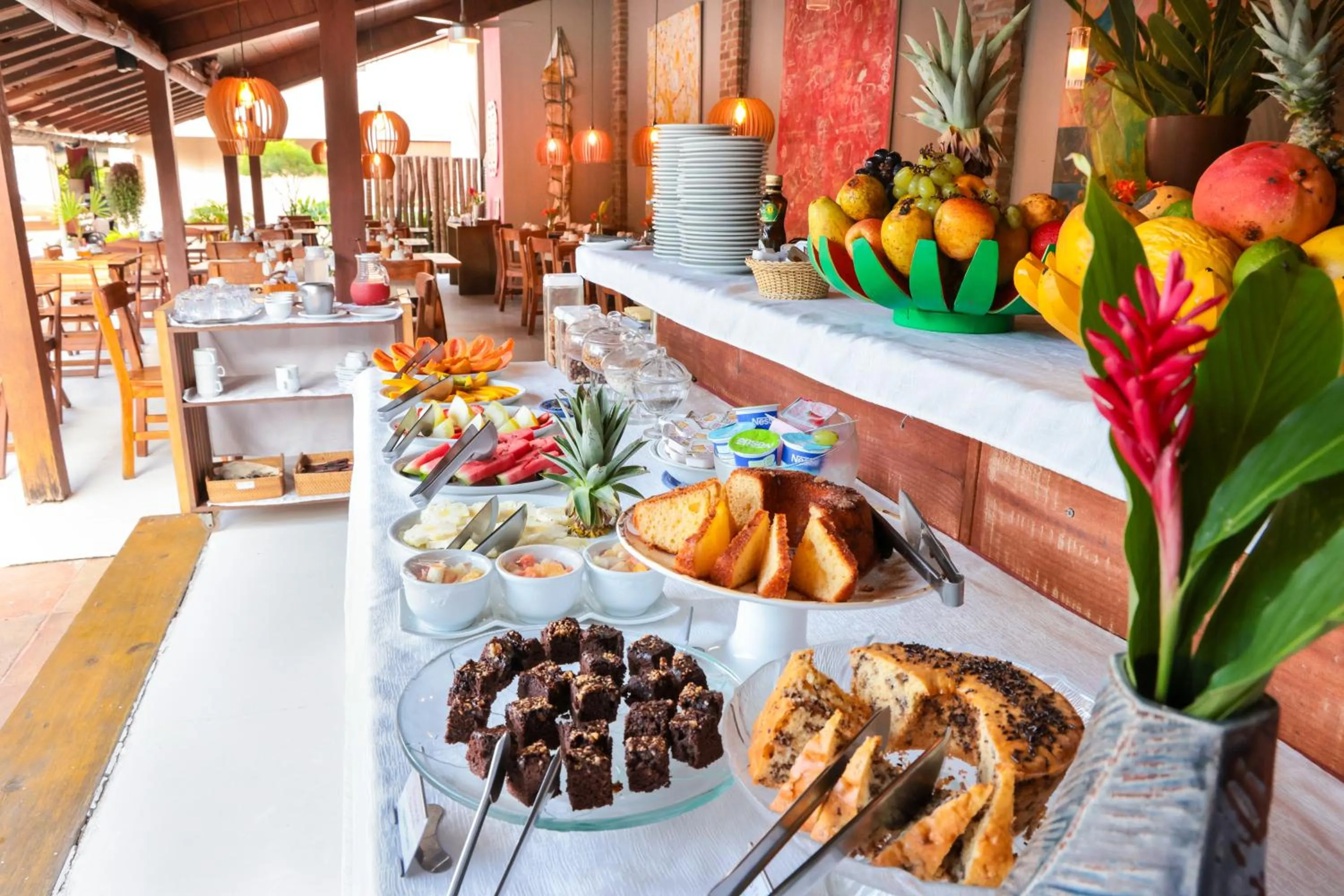 Breakfast in Hotel Pousada Coqueiros