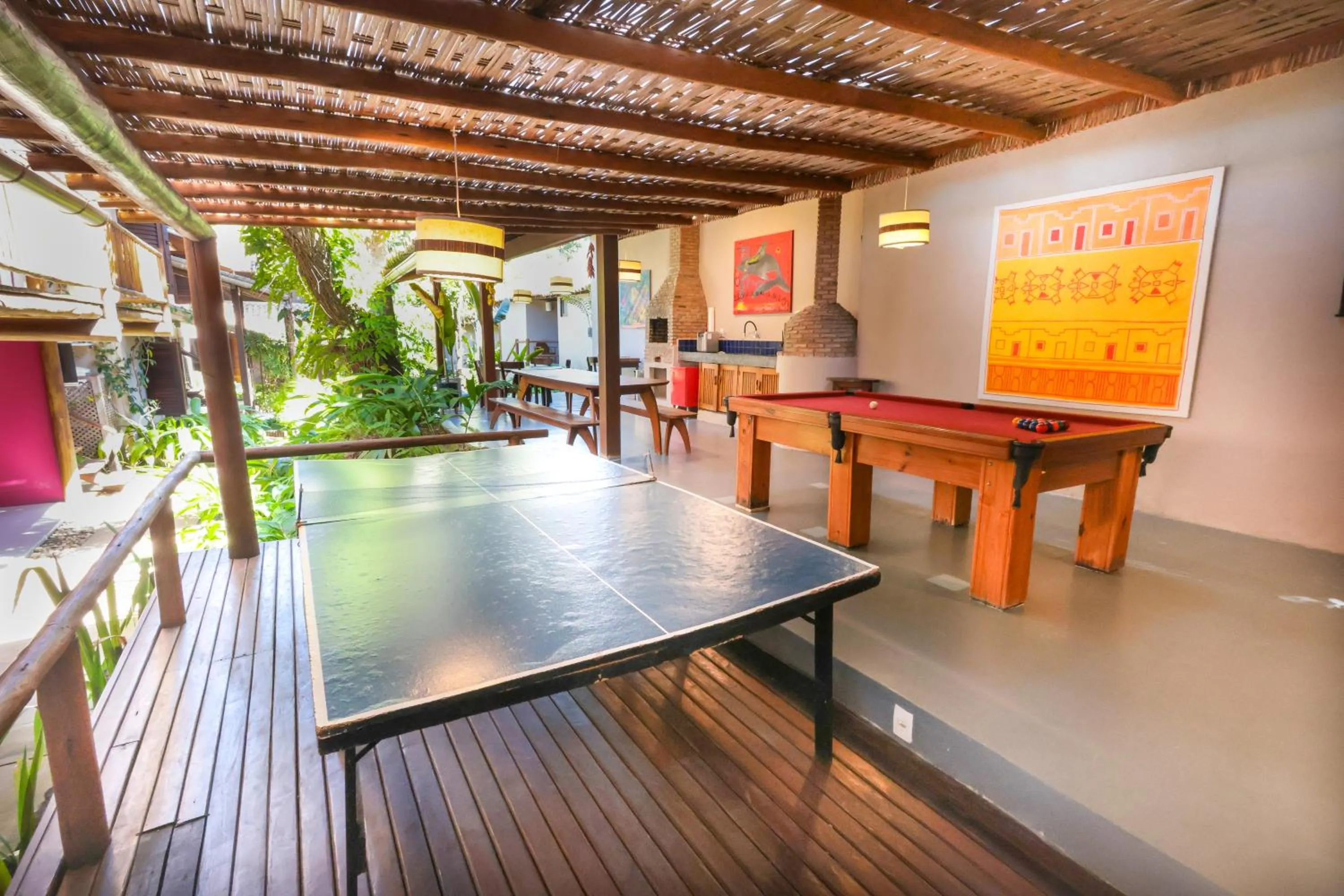 Game Room in Hotel Pousada Coqueiros