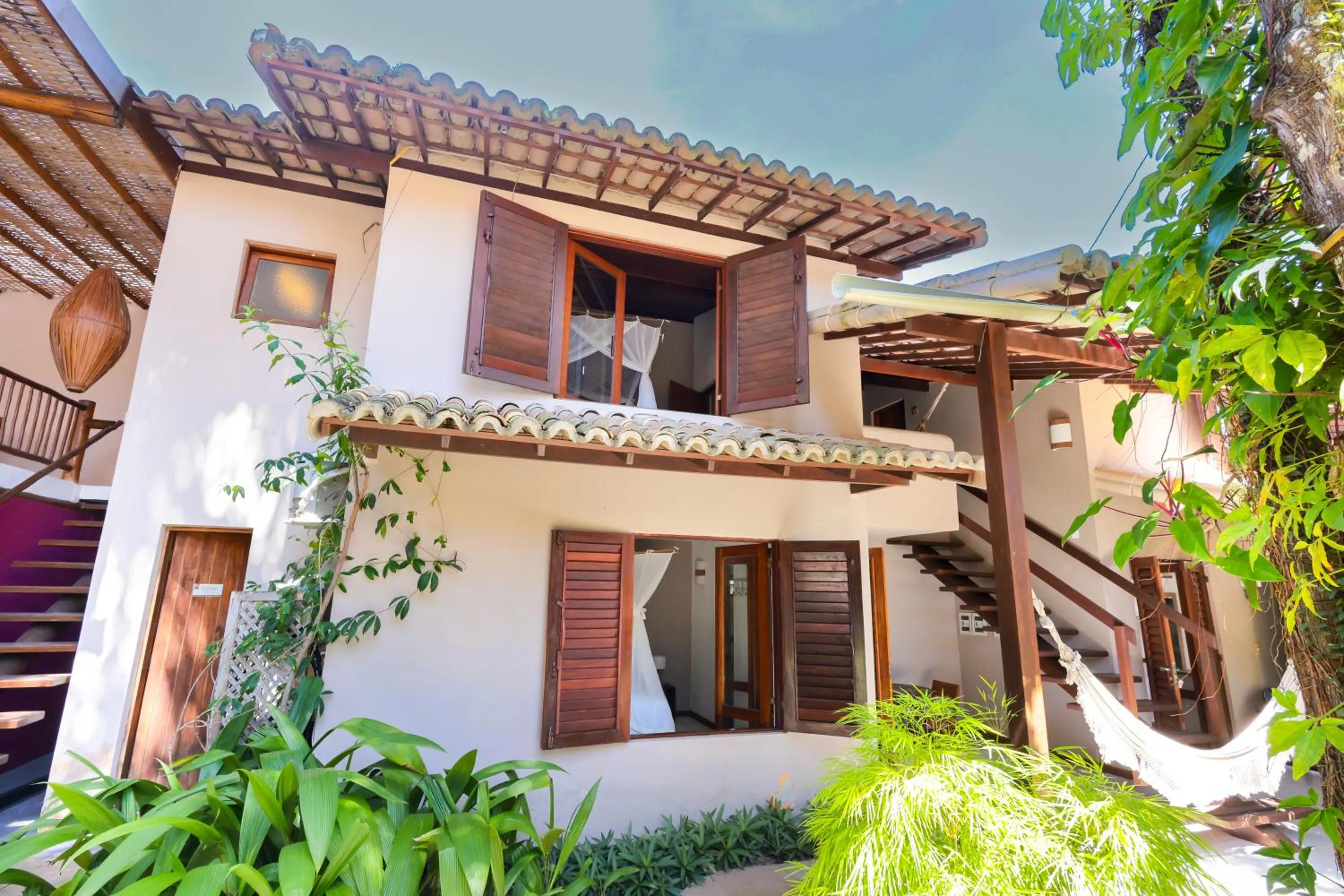 Garden view in Hotel Pousada Coqueiros