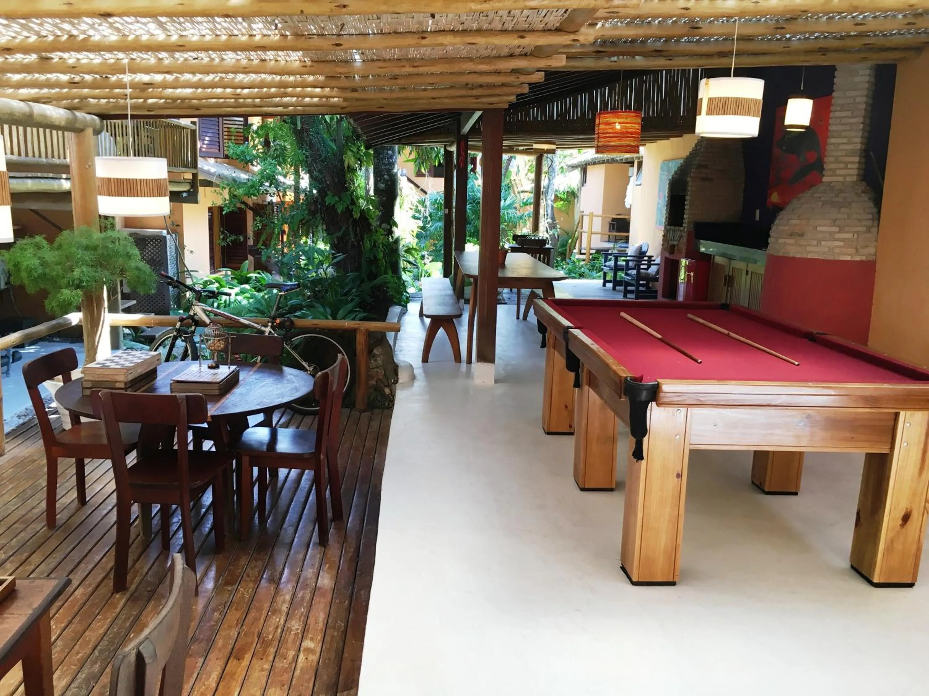 Billiard in Hotel Pousada Coqueiros
