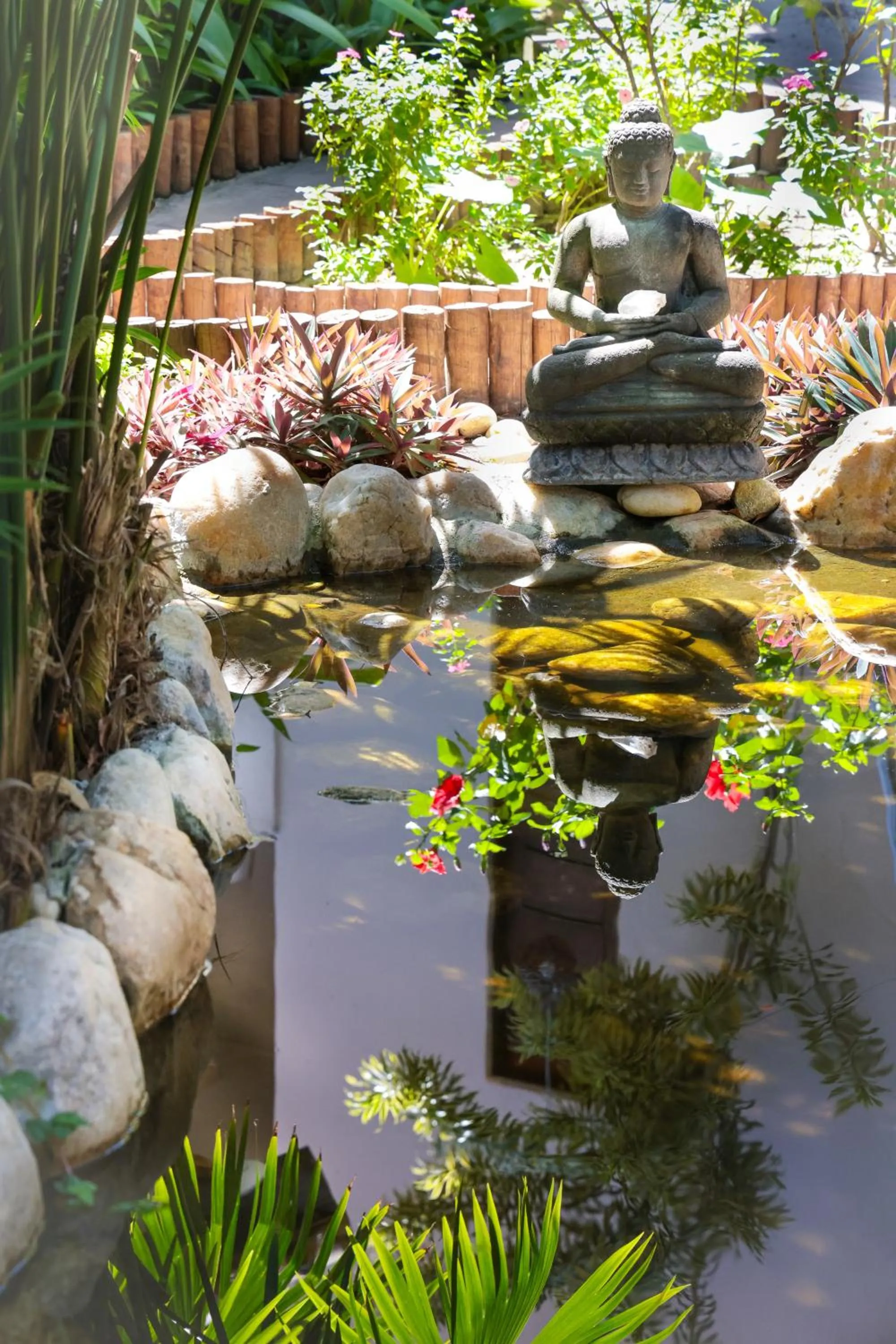 Garden view in Hotel Pousada Coqueiros