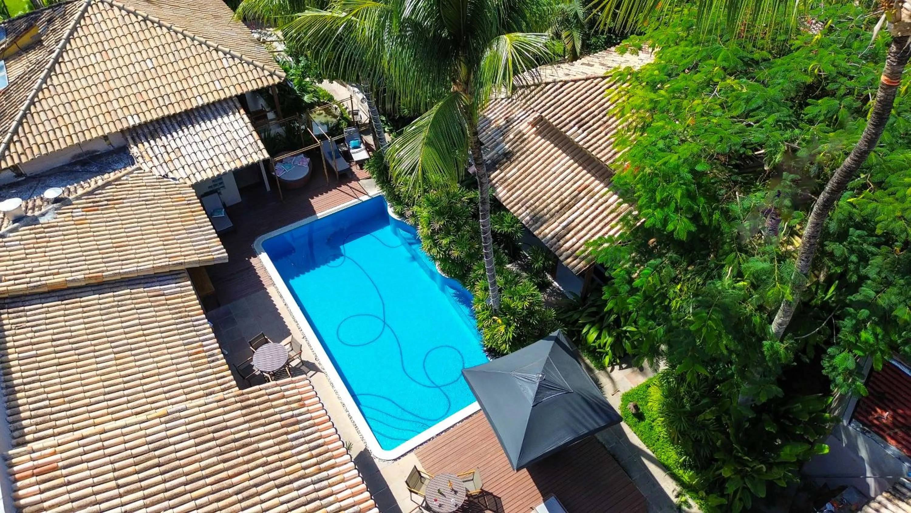 Bird's eye view in Hotel Pousada Coqueiros