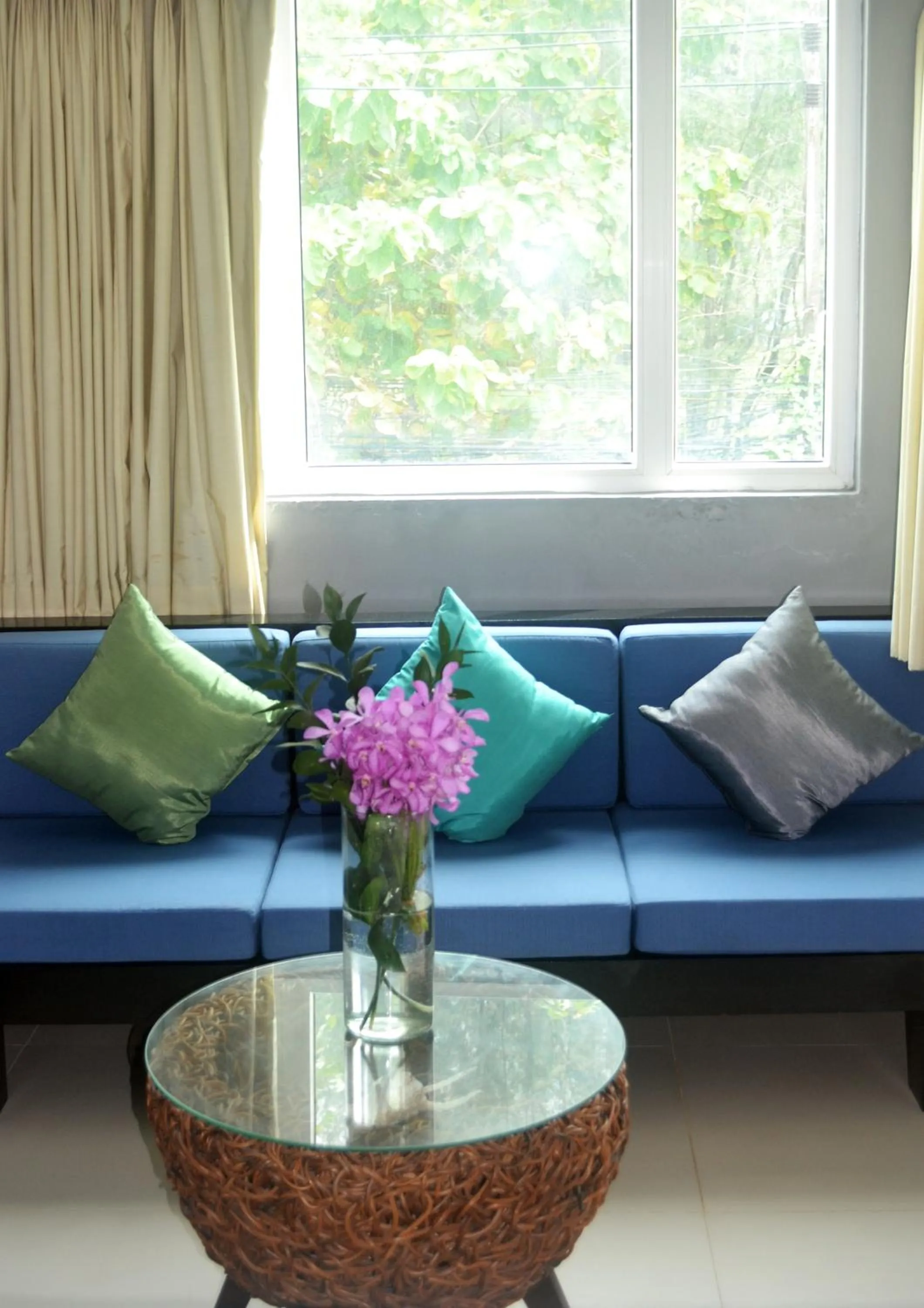 Seating area in Benyada Lodge - Surin Beach