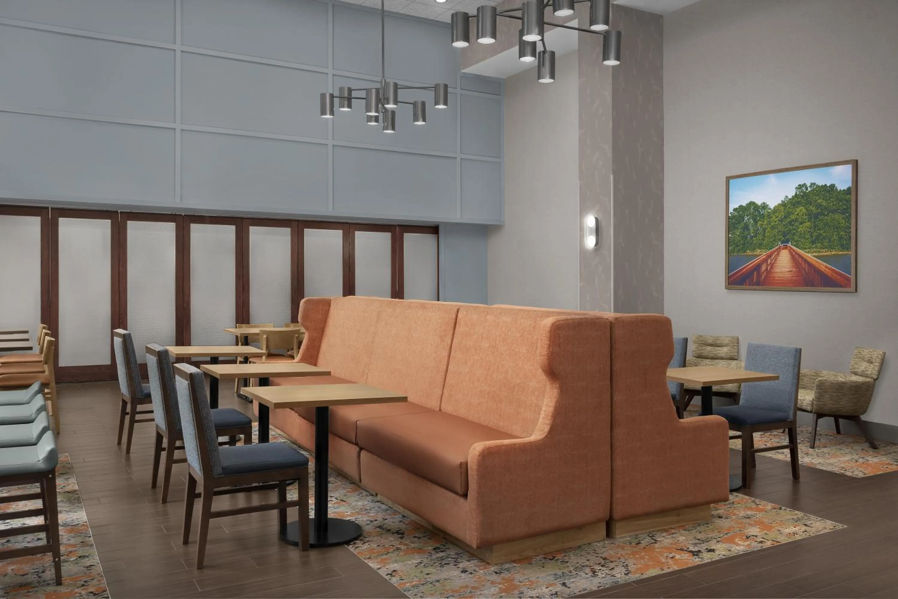 Lobby or reception in Hampton Inn & Suites Huntersville