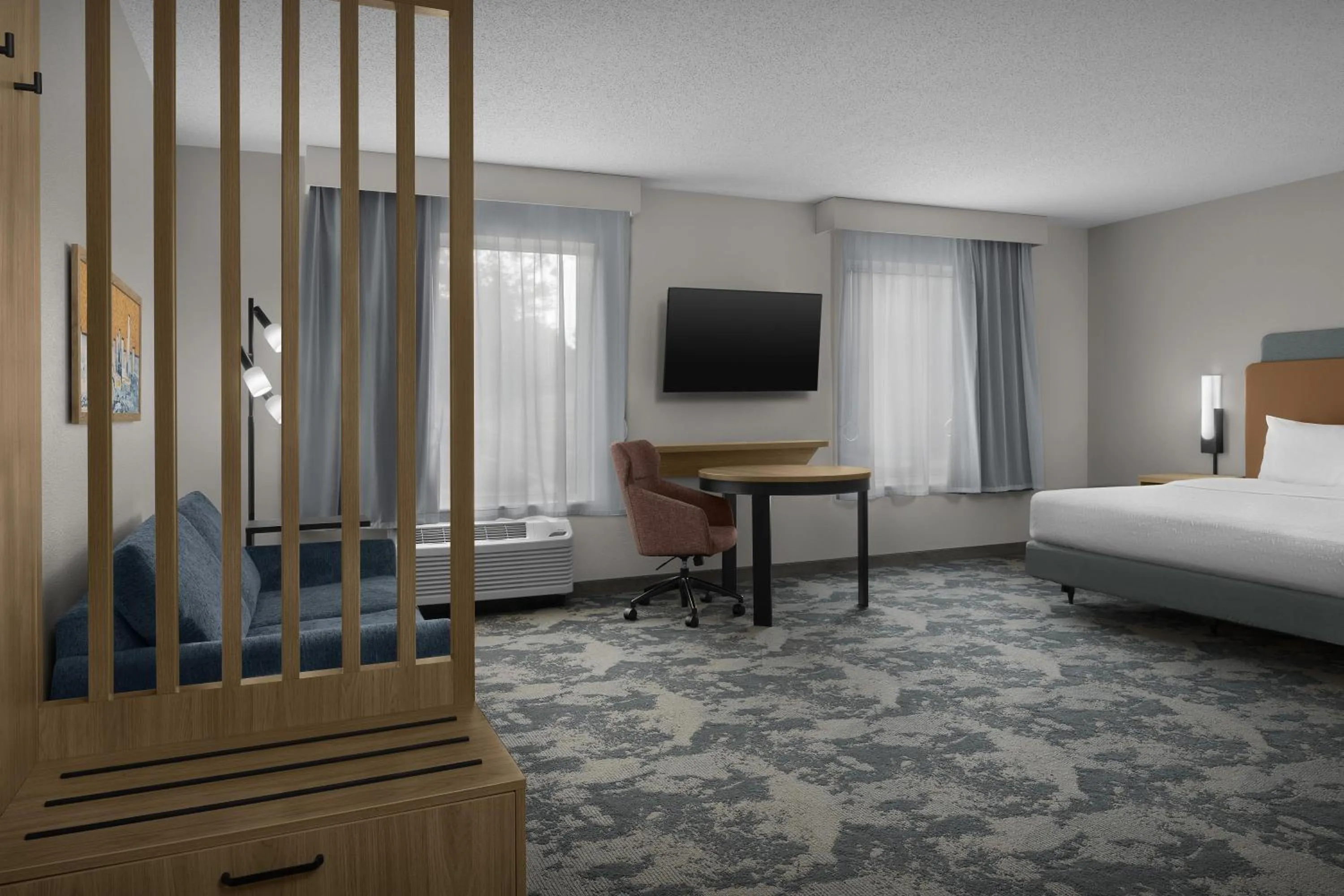Bedroom, Bed in Hampton Inn & Suites Huntersville