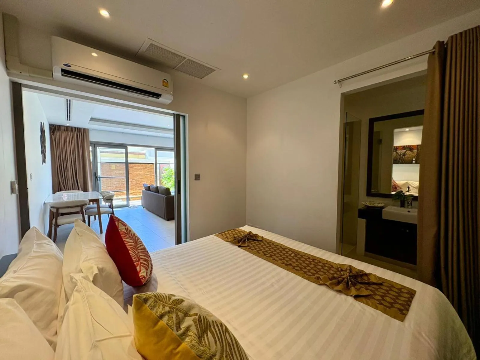 Bed in The Residence Resort