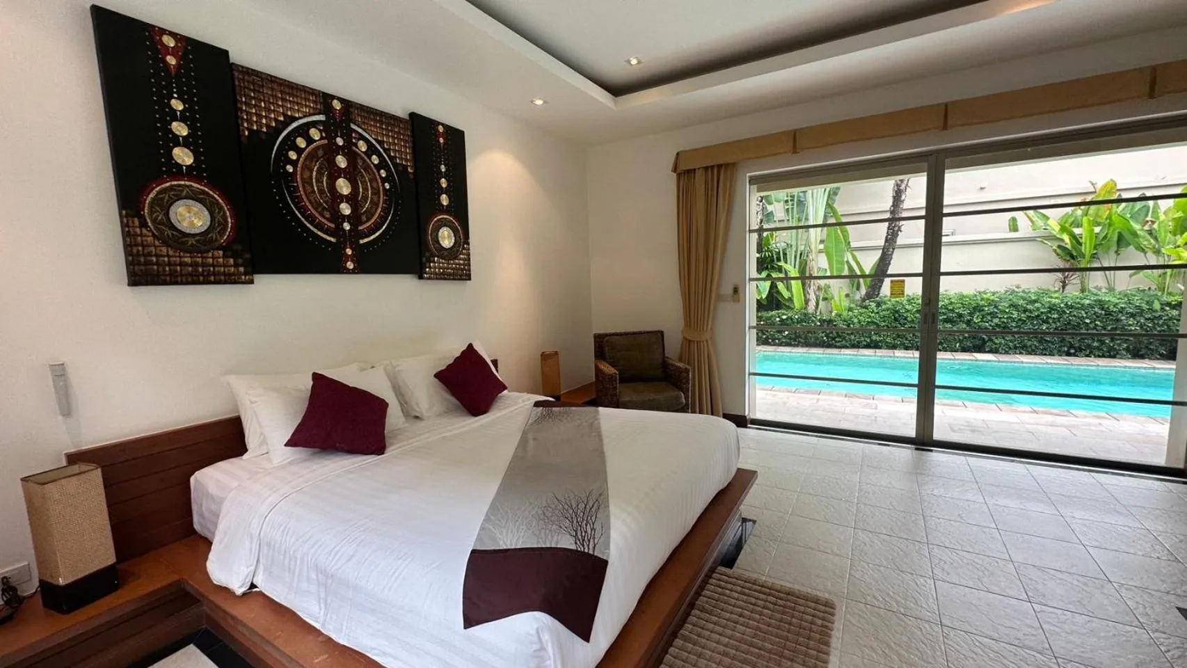 Bed in The Residence Resort