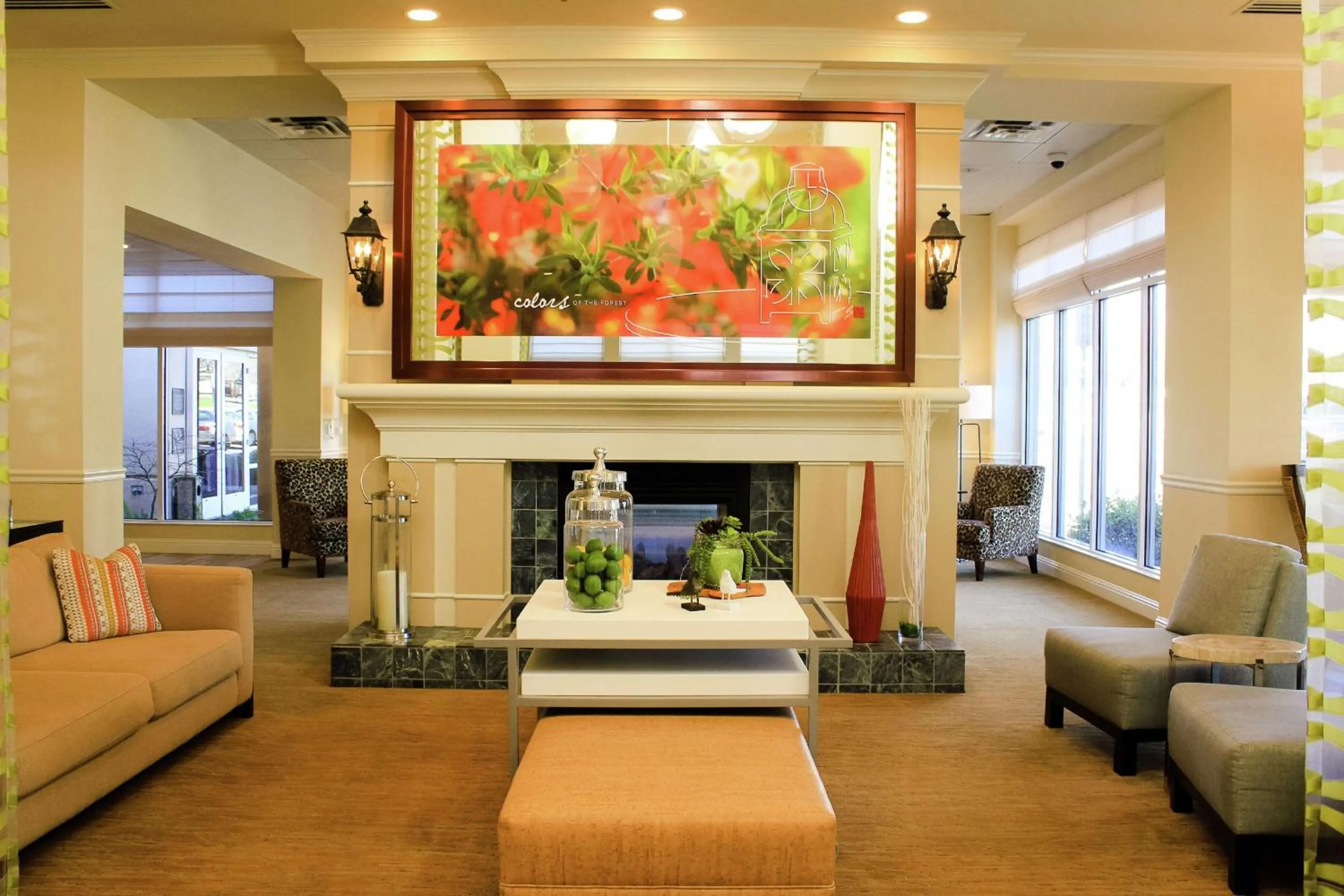 Lobby or reception in Hilton Garden Inn Redding