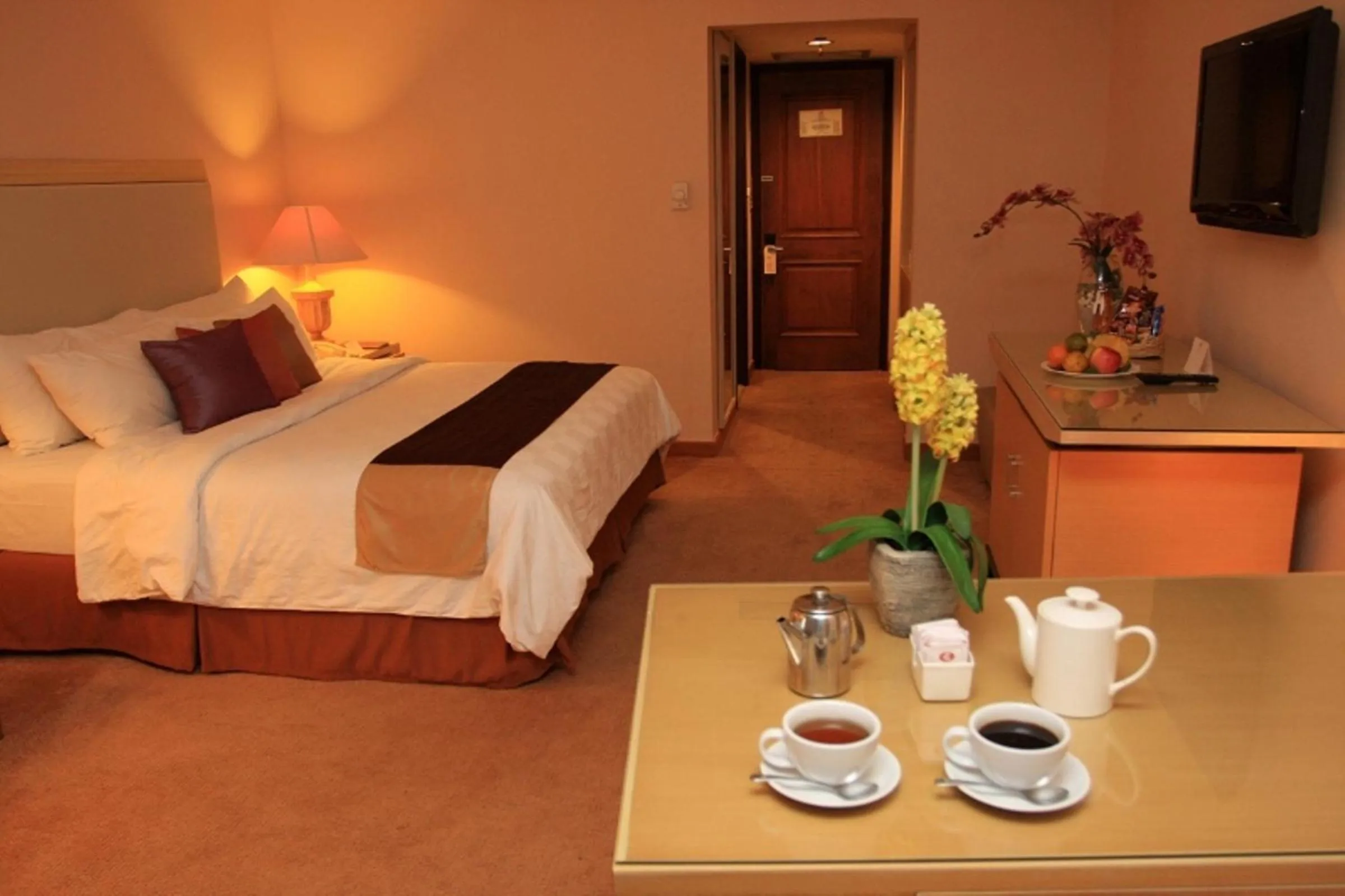 Bed in Hotel Gran Puri Manado