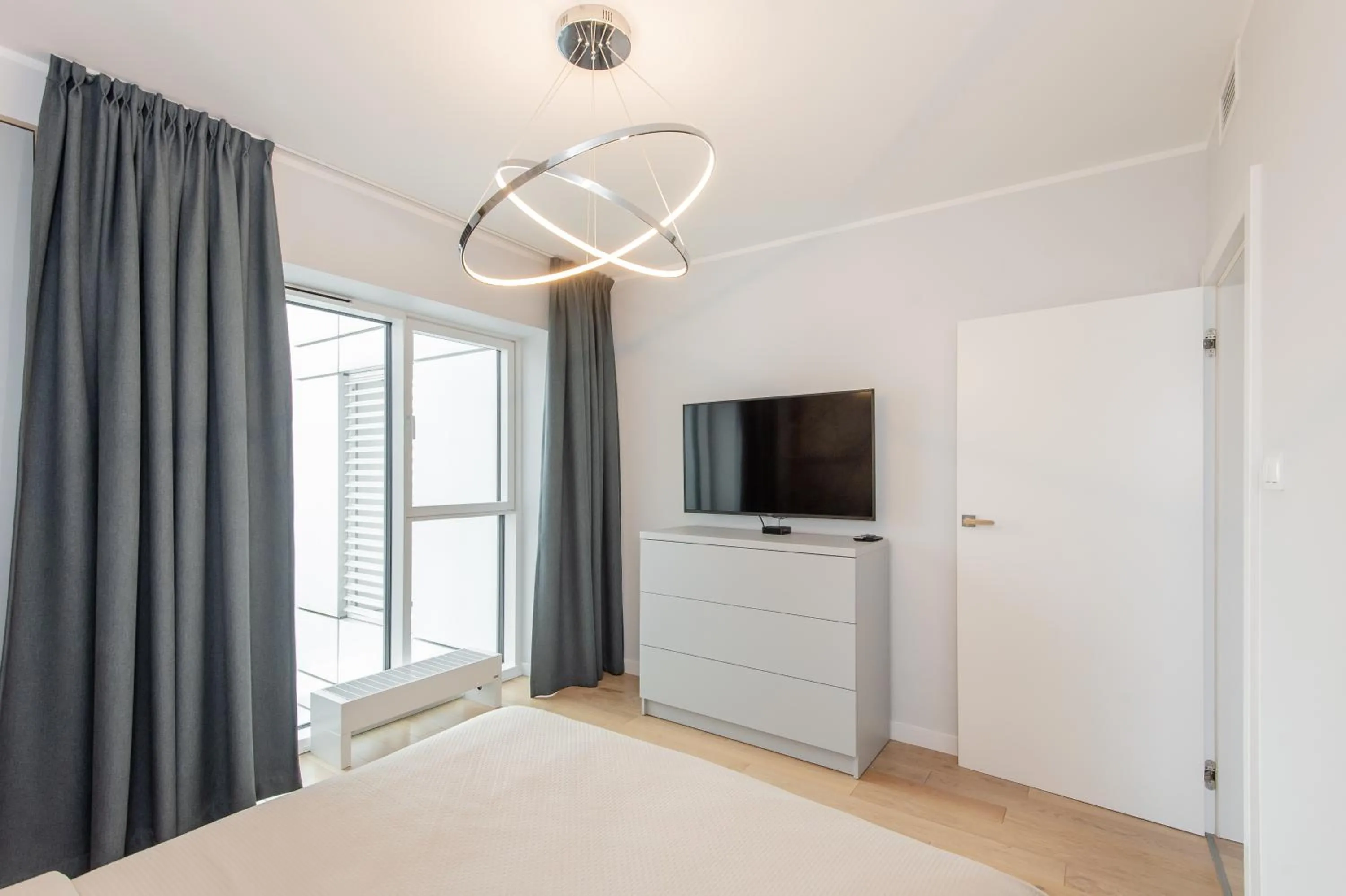 Bed in Super-Apartamenty International Fair