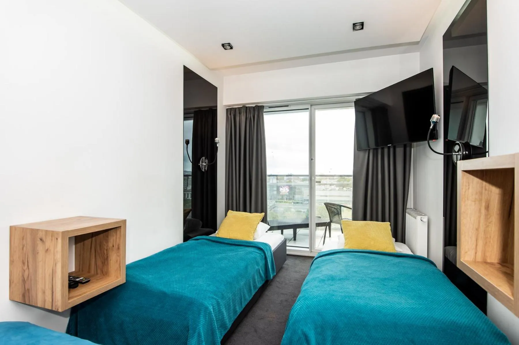 Bed in Super-Apartamenty International Fair