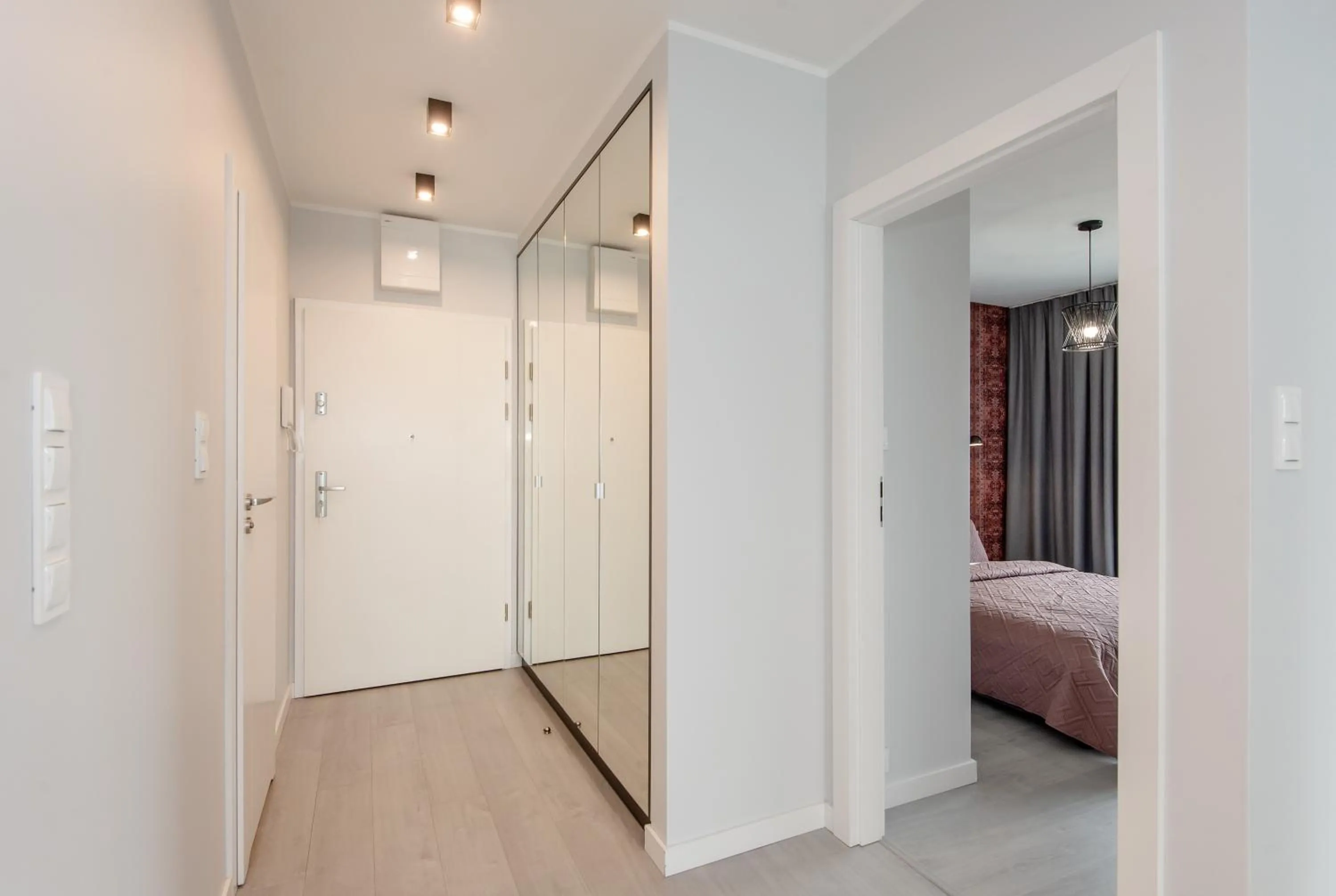 Bed in Super-Apartamenty International Fair