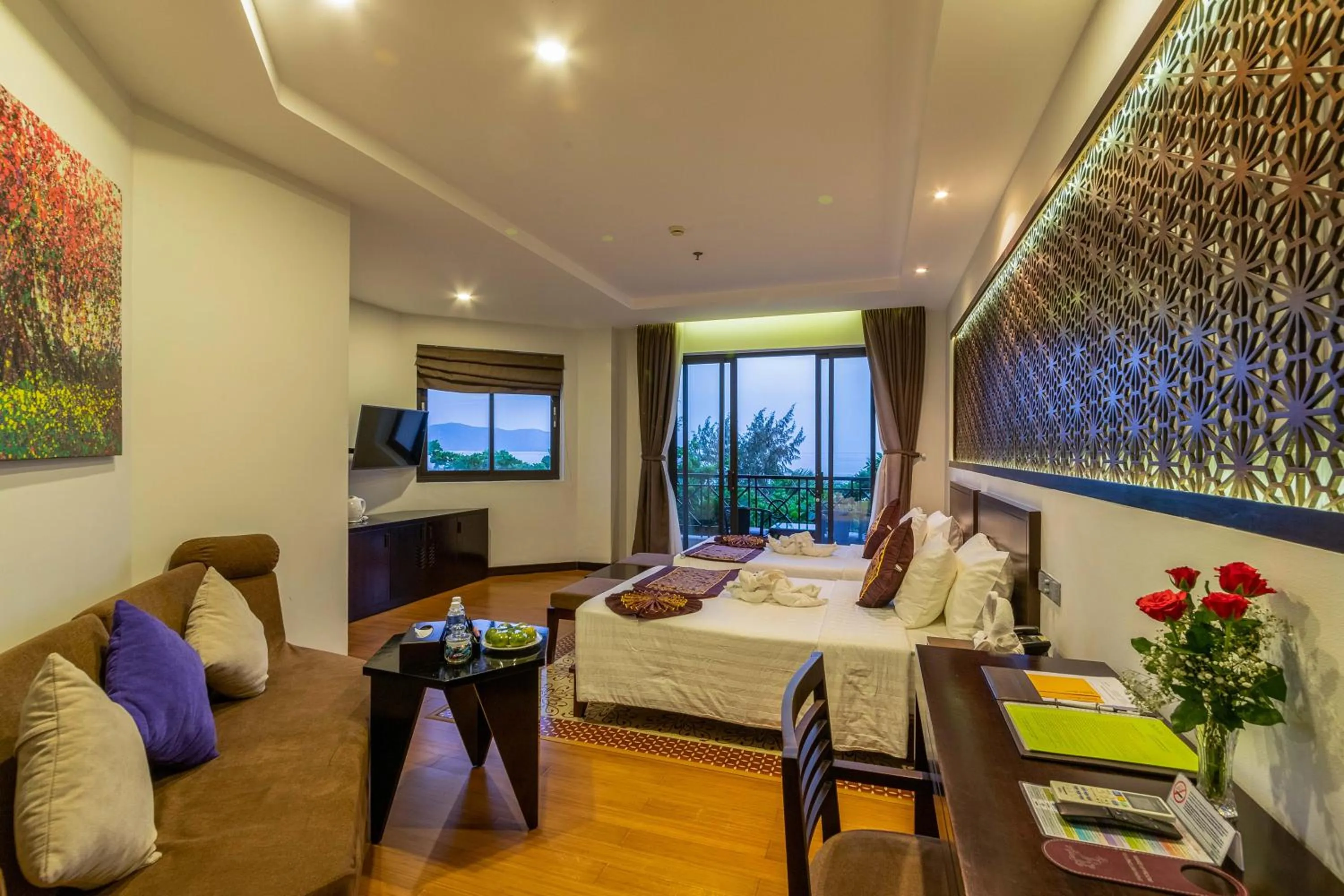 Bed in Con Dao Resort