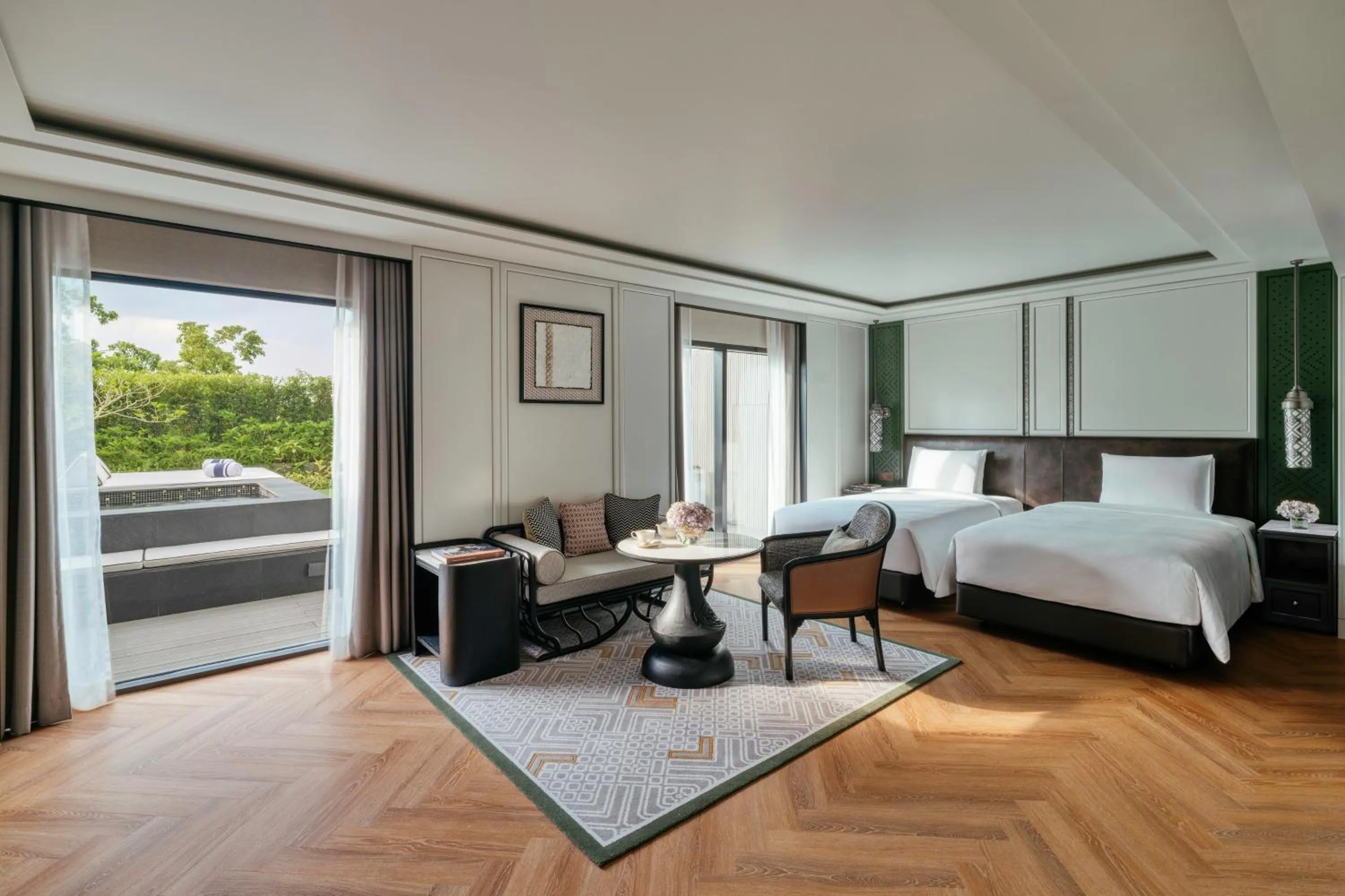 Photo of the whole room, Bed in InterContinental Chiang Mai The Mae Ping by IHG