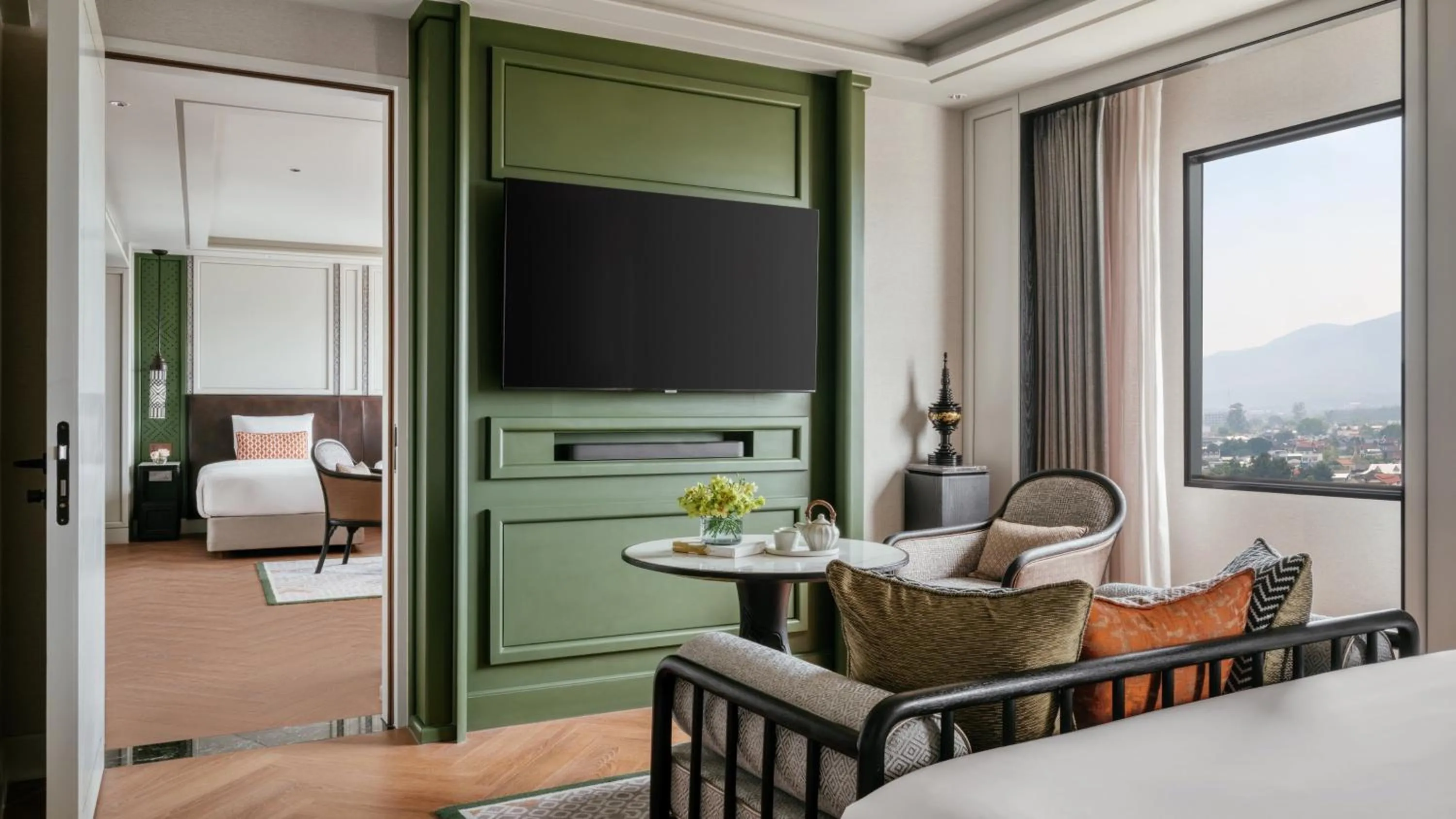 Photo of the whole room, Bed in InterContinental Chiang Mai The Mae Ping by IHG