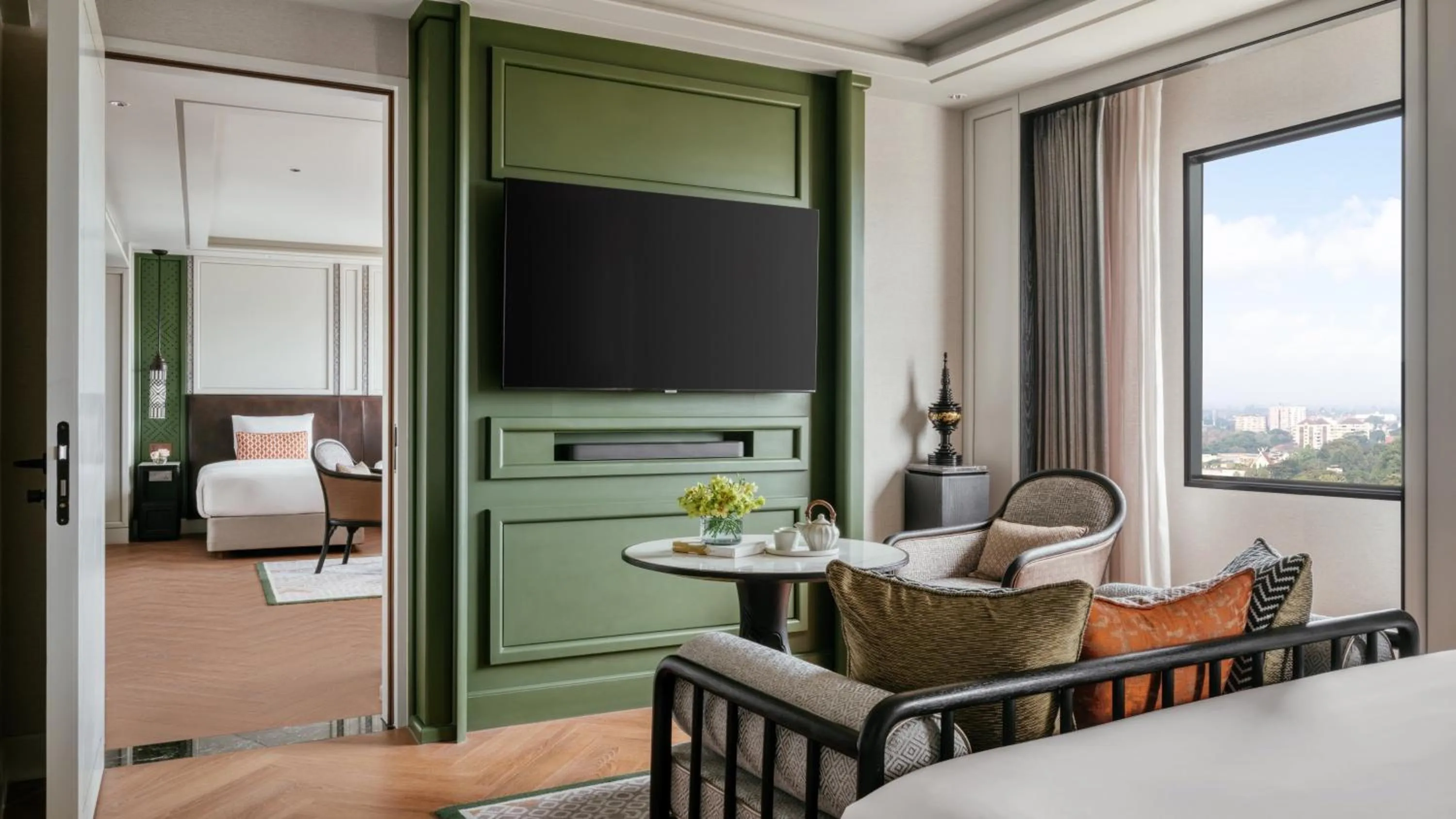 Photo of the whole room, Bed in InterContinental Chiang Mai The Mae Ping by IHG