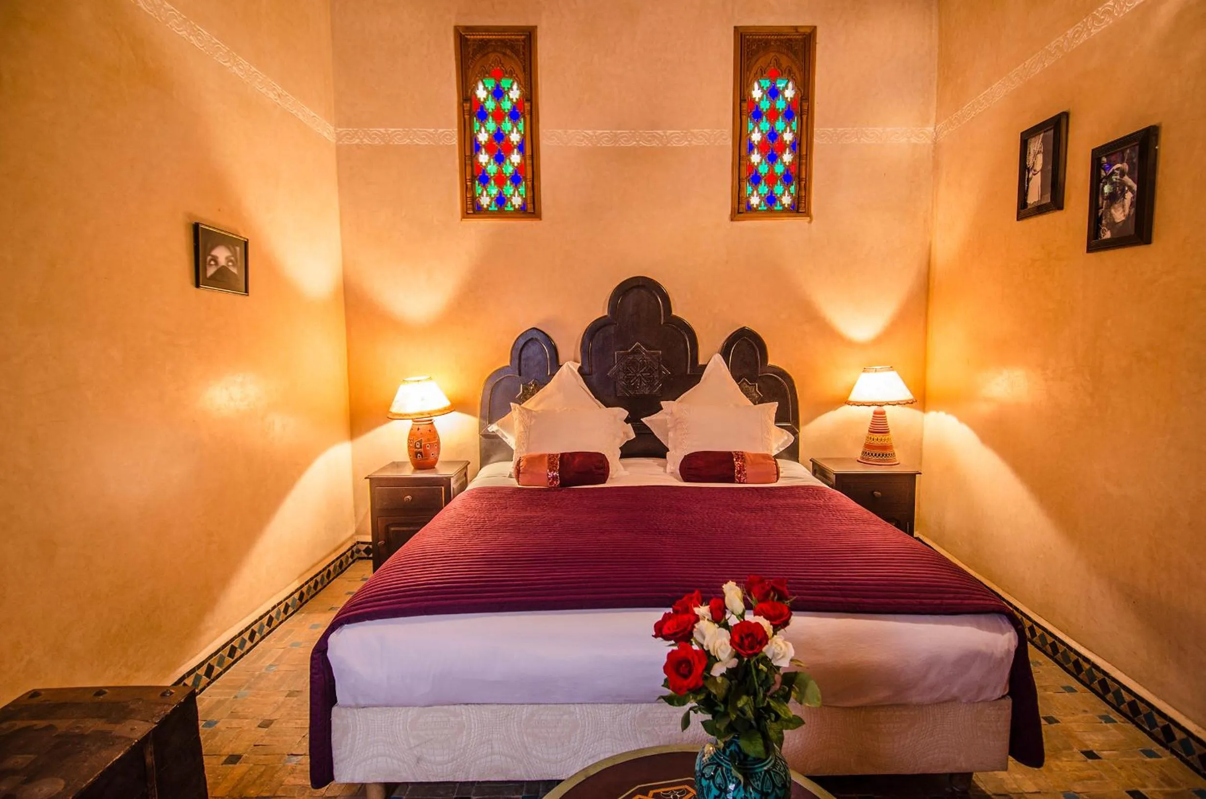 Bed in Riad Sidi Fatah