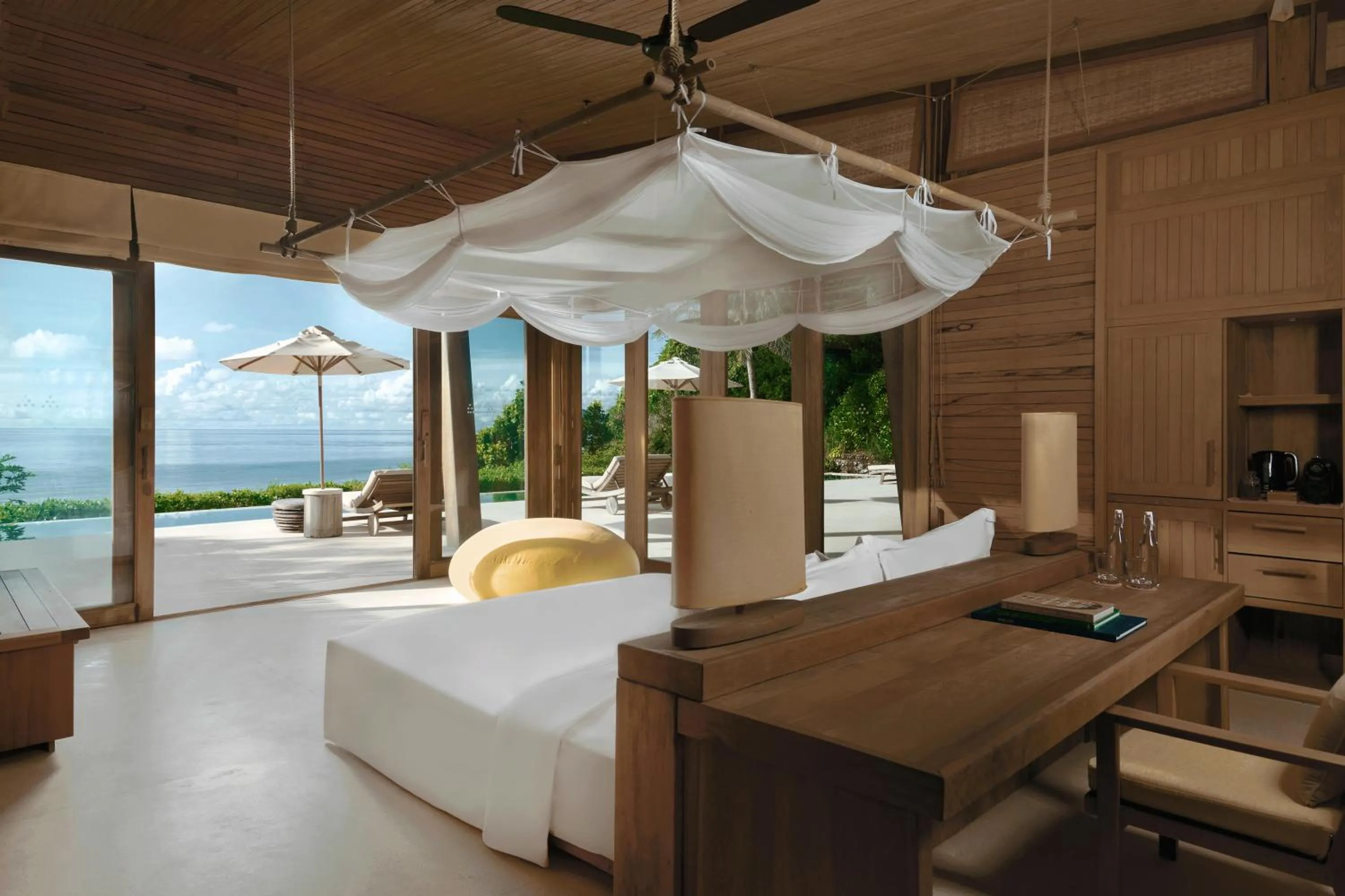 Bed in Six Senses Con Dao - Turtle Island Paradise