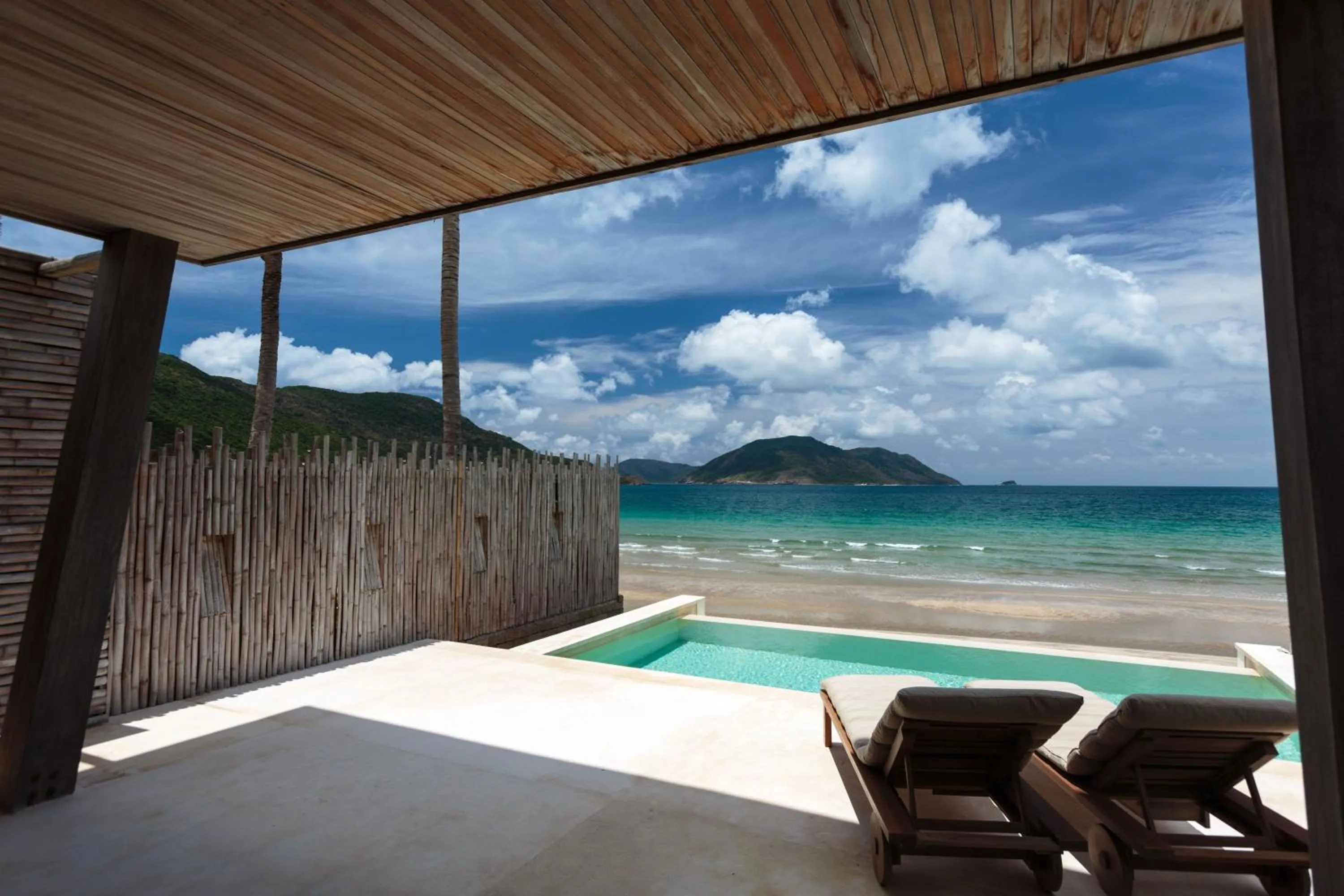 Patio in Six Senses Con Dao - Turtle Island Paradise