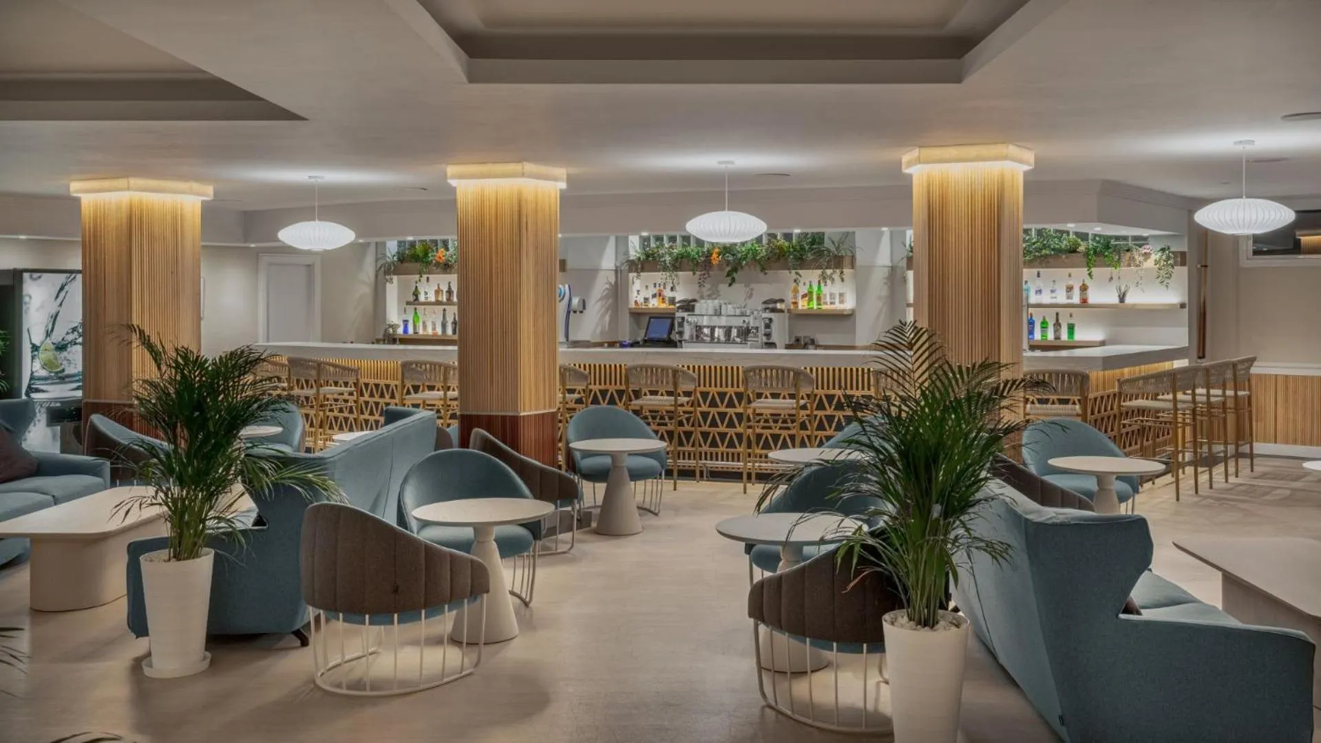 Lobby or reception in MedPlaya Hotel Alba Beach