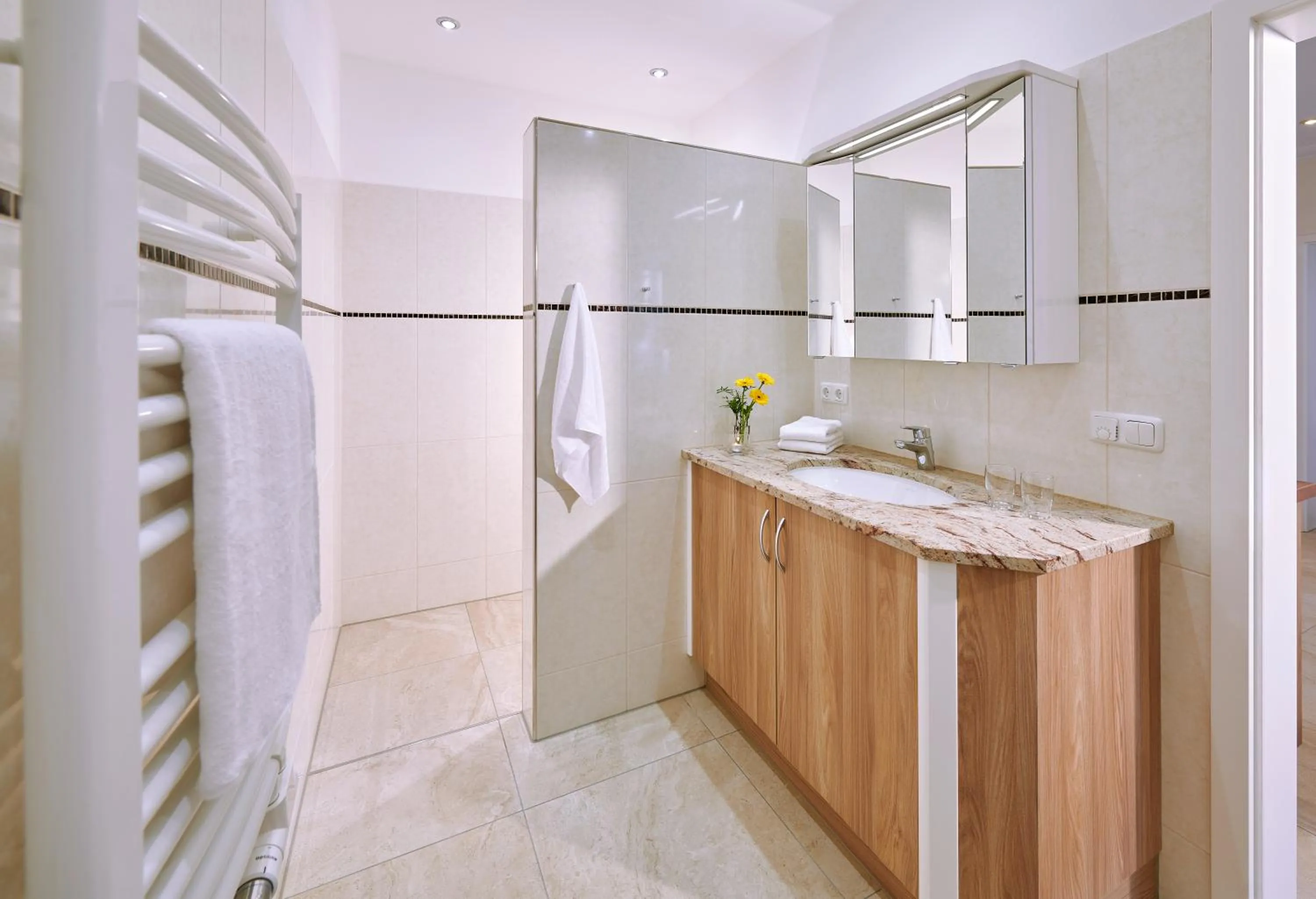 Bathroom in Ferienwohnungen im Bonnschloessl