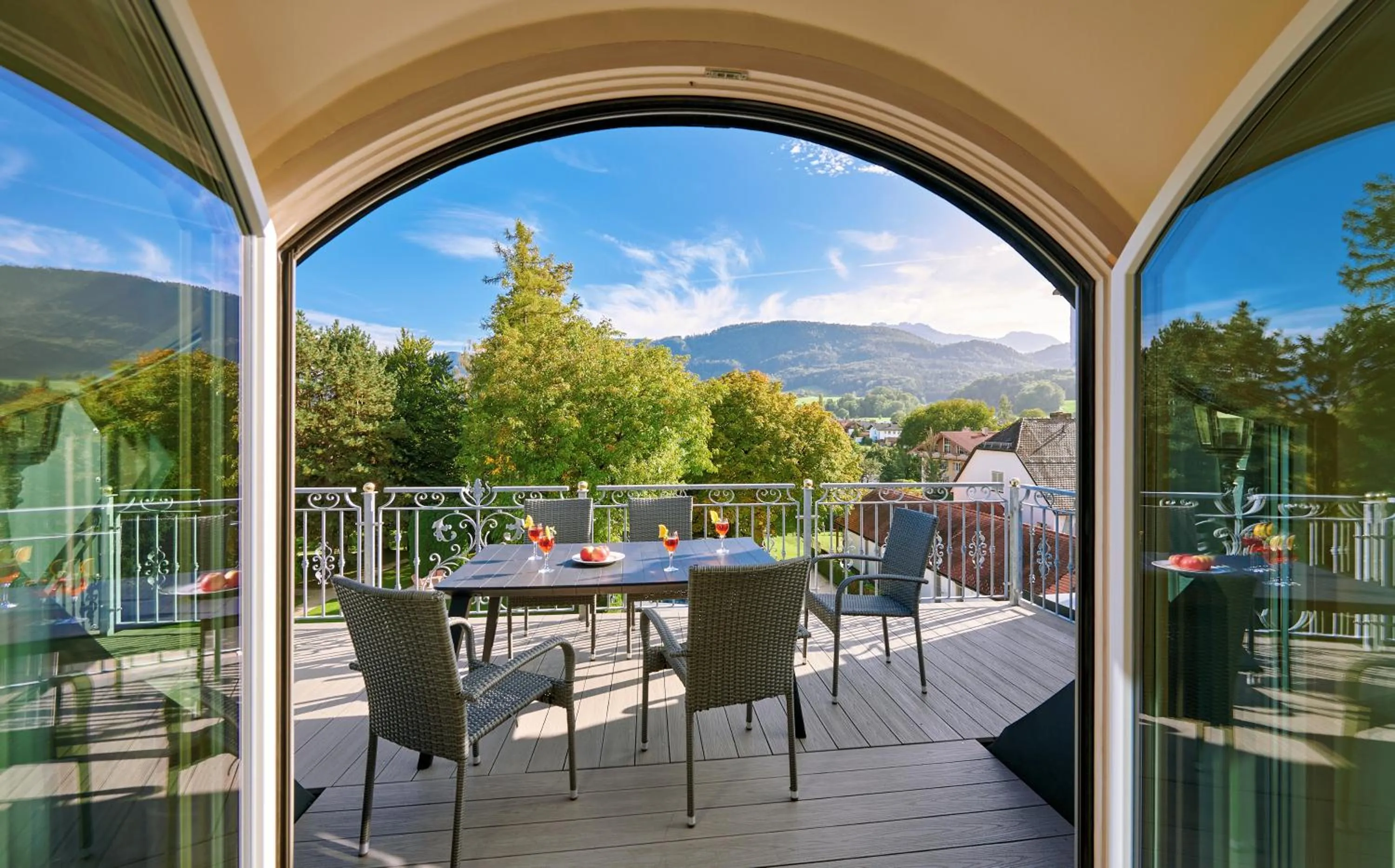 View (from property/room) in Ferienwohnungen im Bonnschloessl