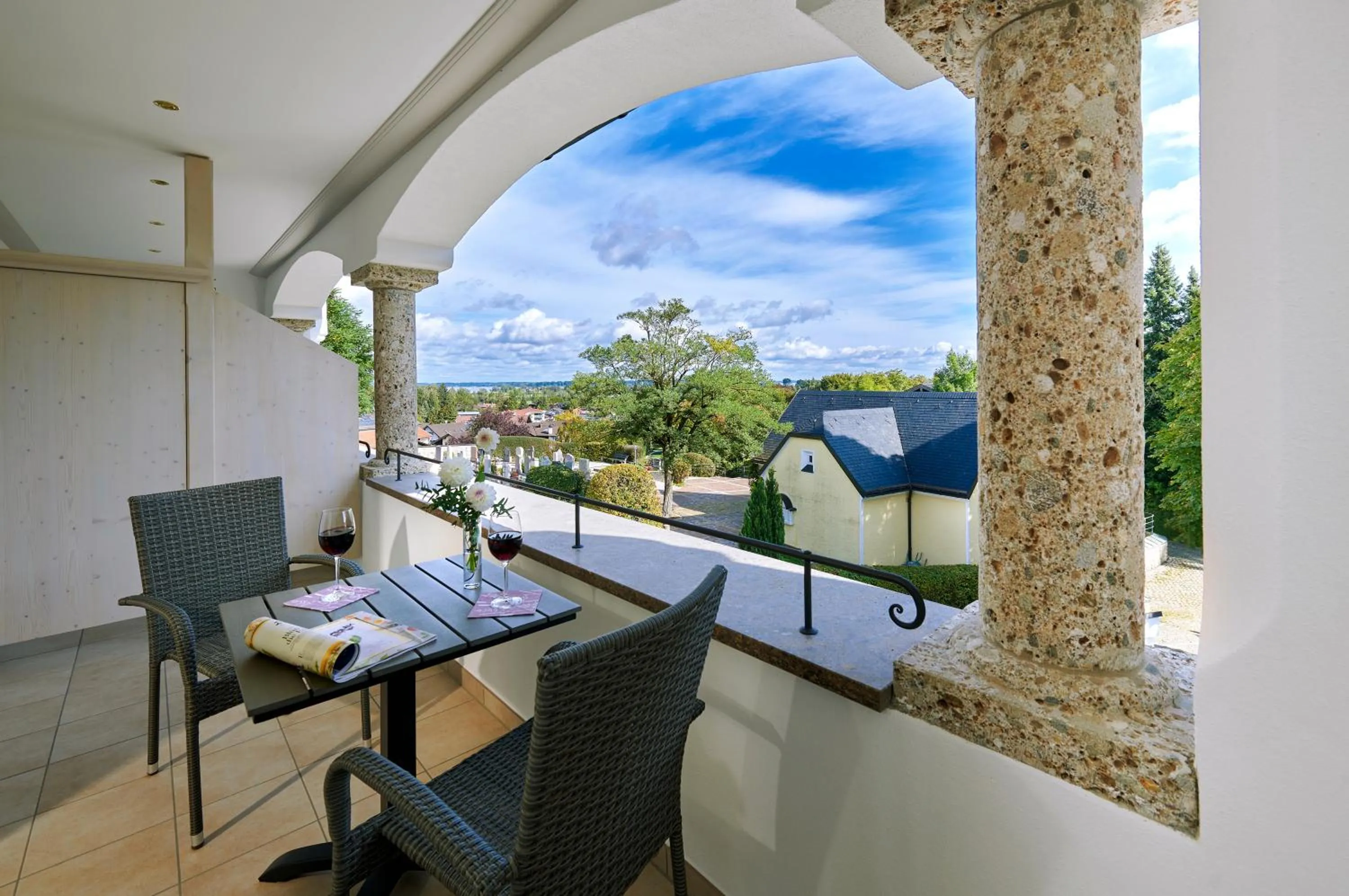 View (from property/room) in Ferienwohnungen im Bonnschloessl