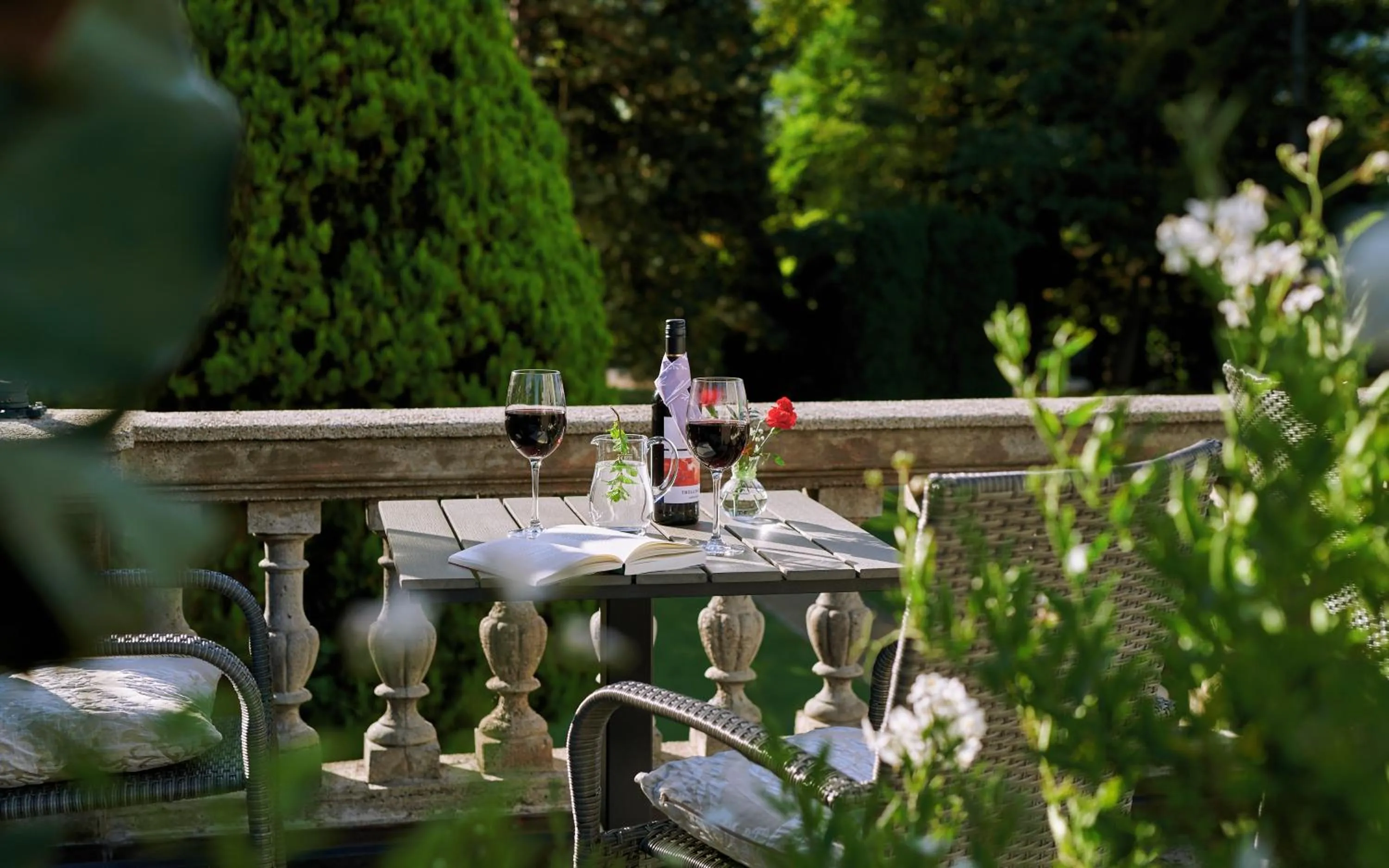 Balcony/Terrace in Ferienwohnungen im Bonnschloessl