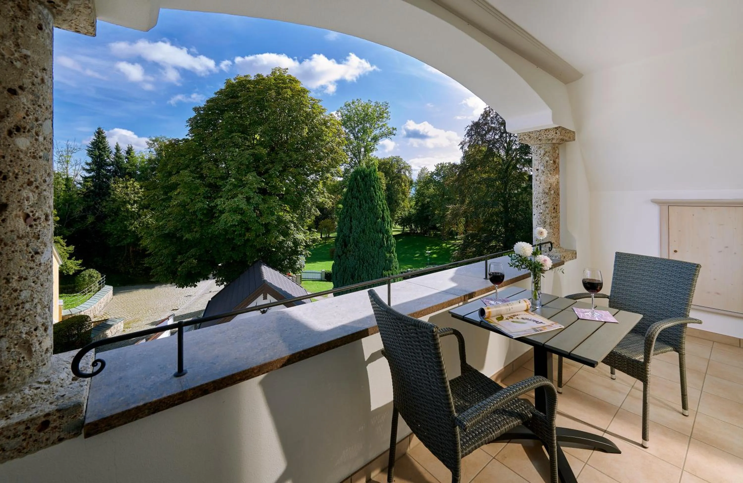 View (from property/room) in Ferienwohnungen im Bonnschloessl