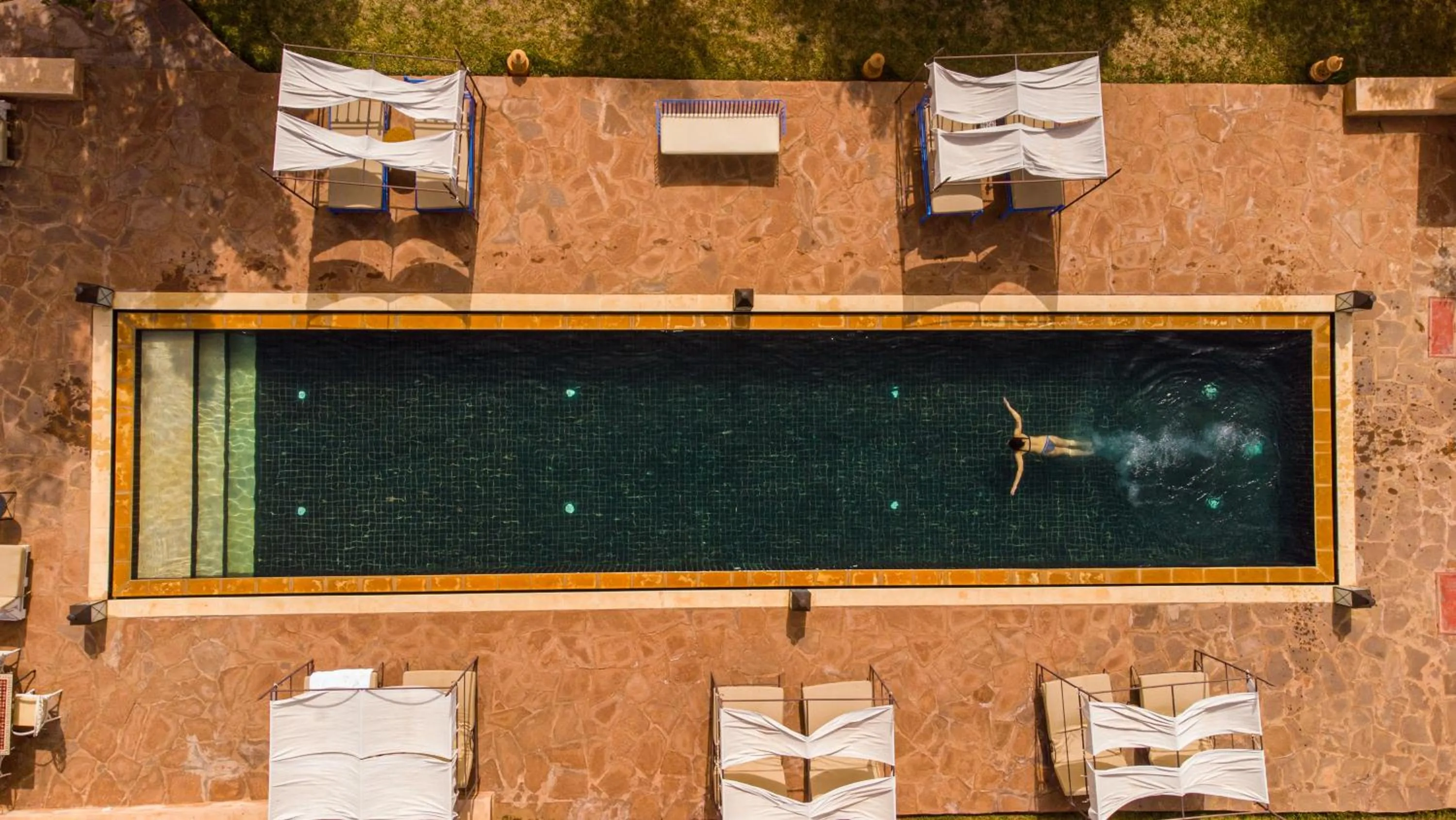 Bird's eye view in Jnane Allia