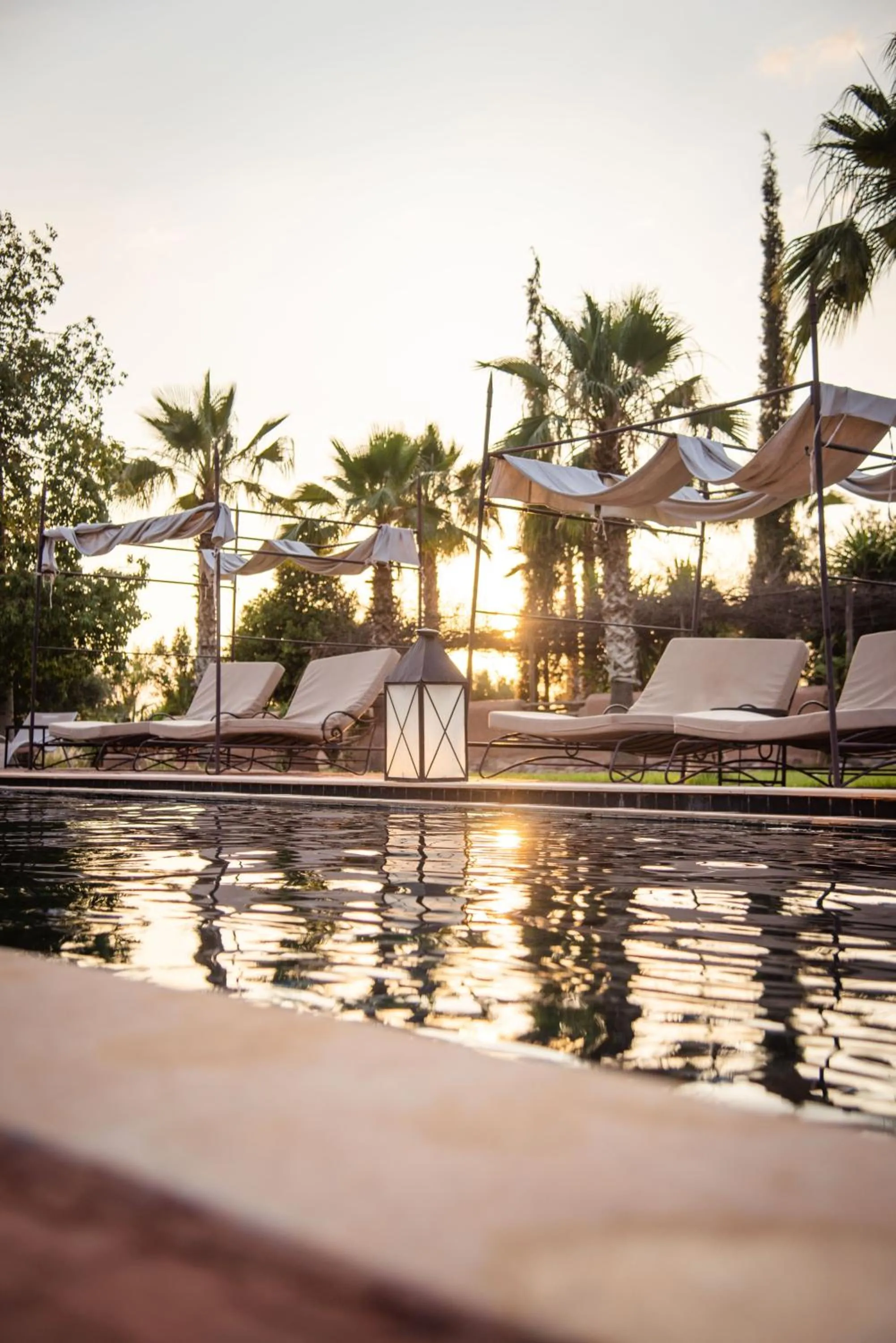 Sunset in Jnane Allia