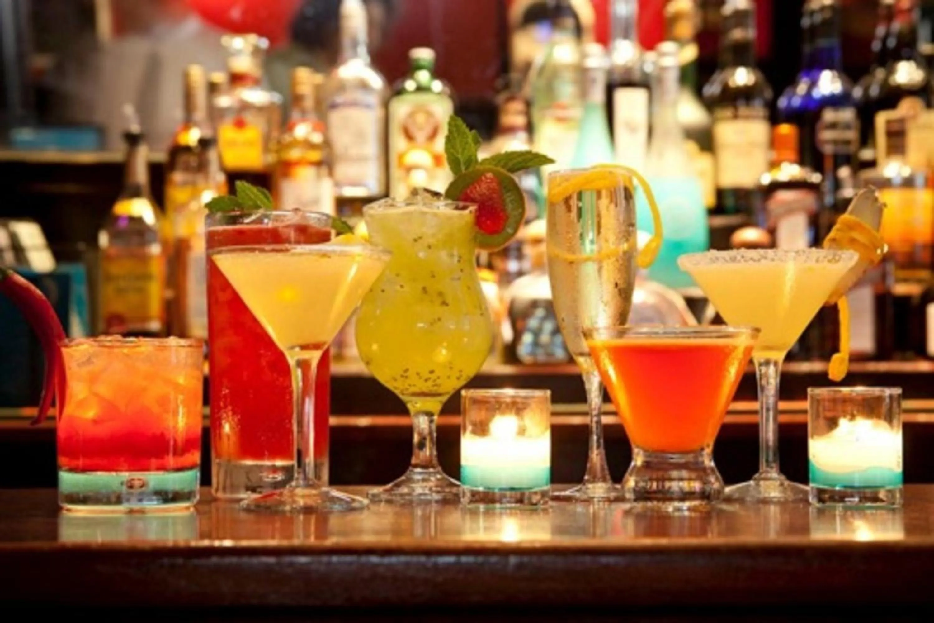 Alcoholic drinks in Aroma Angkor Boutique Hotel