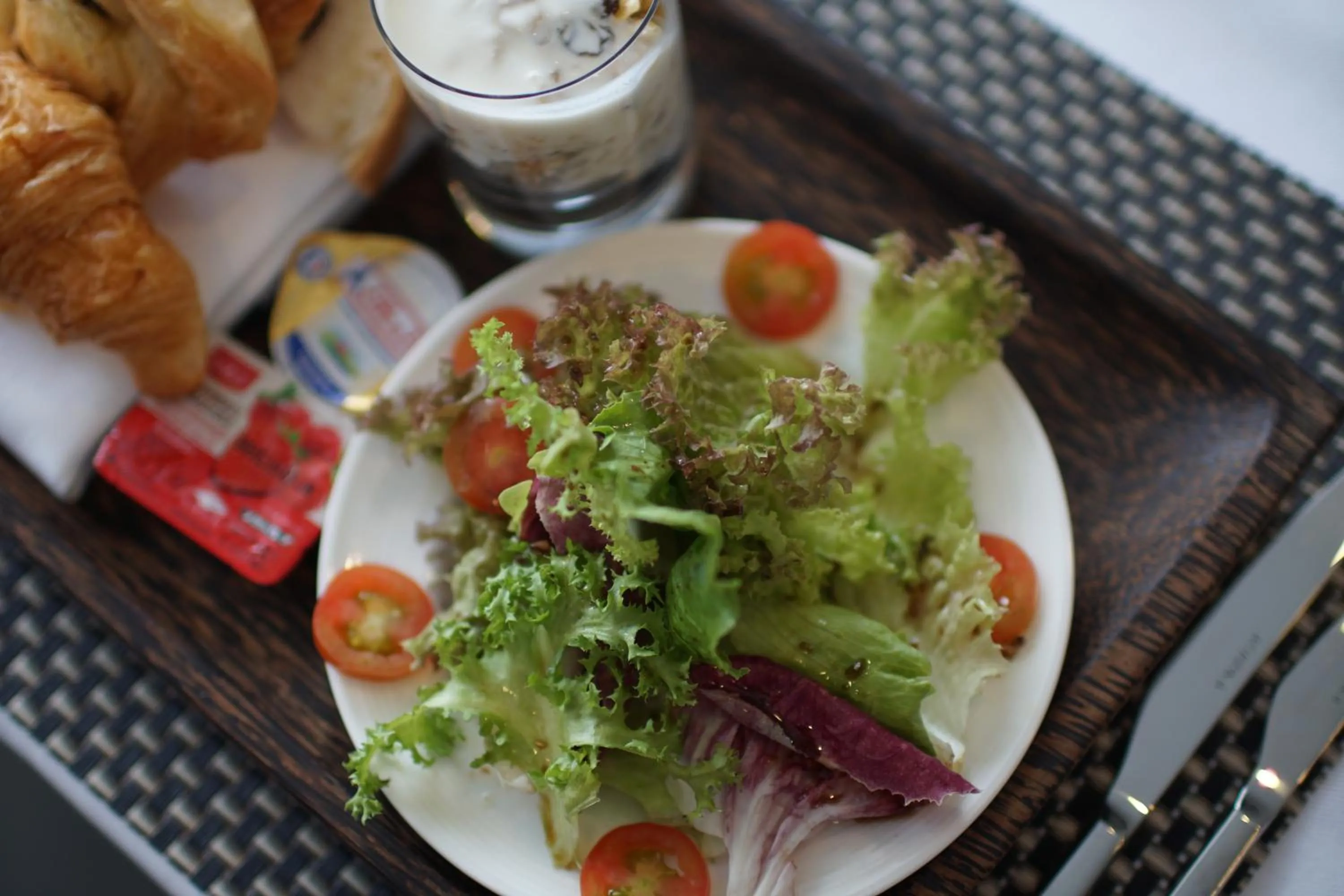 American breakfast in Aroma Angkor Boutique Hotel