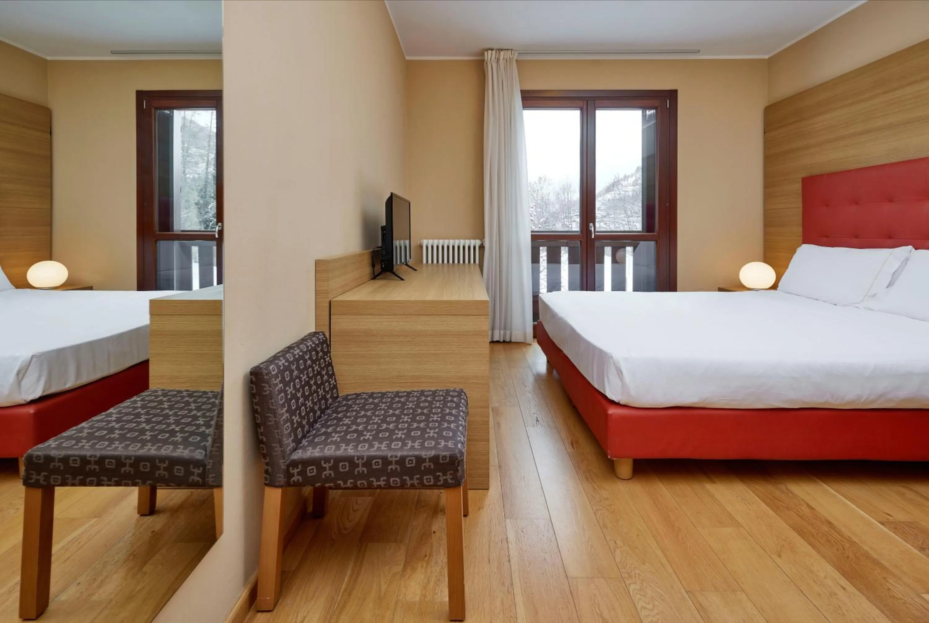 Bed in Blu Hotel Acquaseria