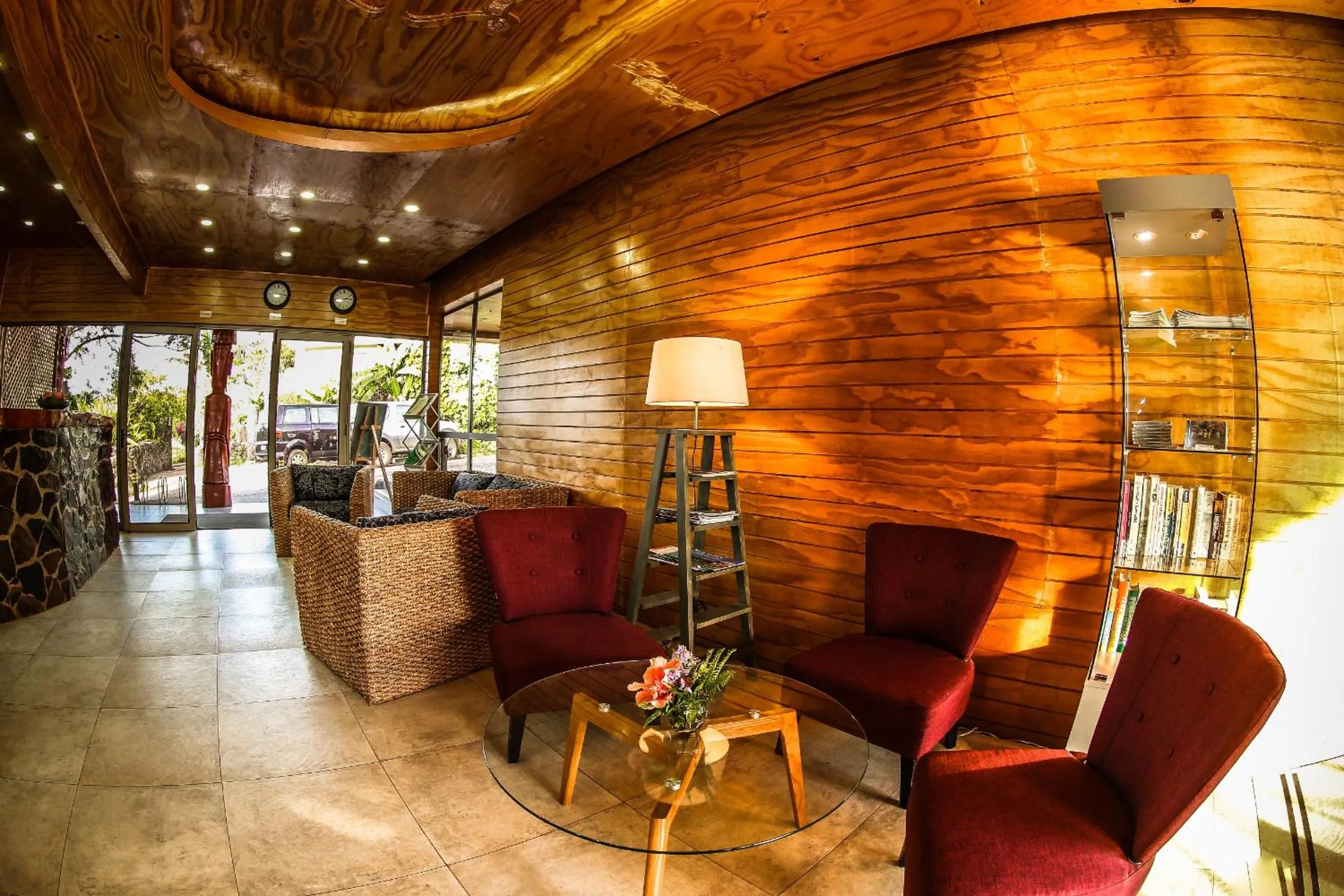 Lobby or reception in Easter Island Ecolodge