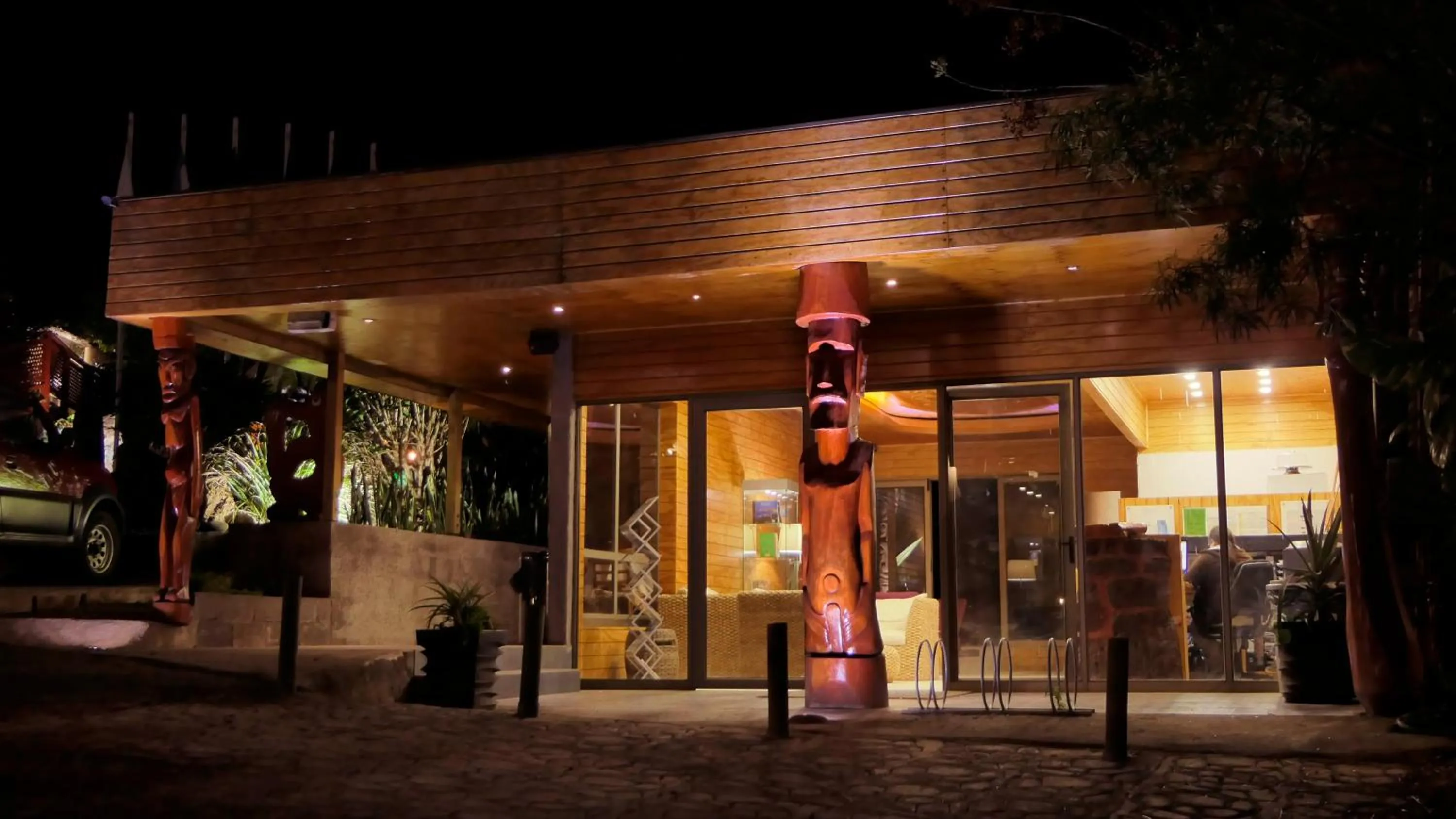 Patio in Easter Island Ecolodge