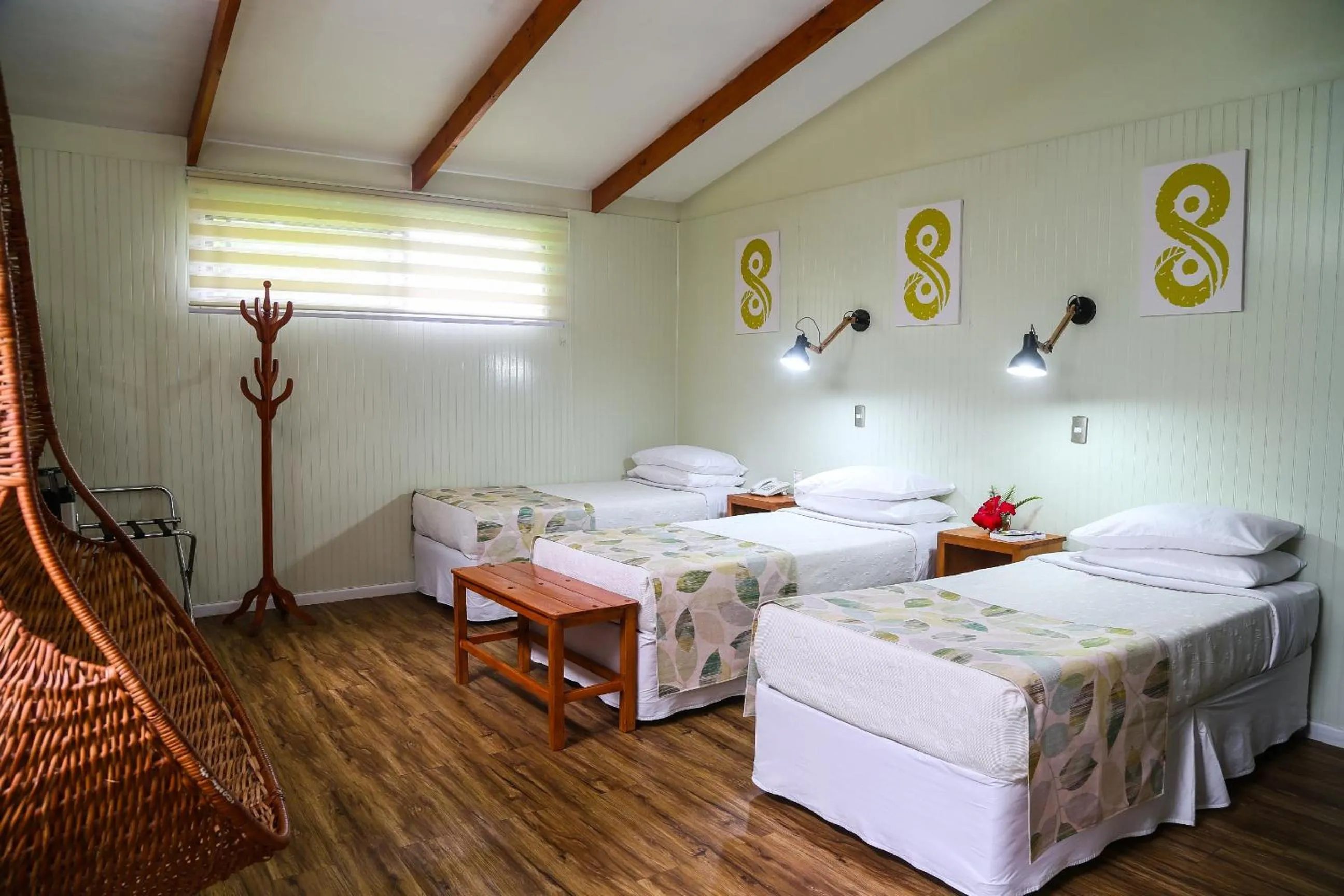 Photo of the whole room, Bed in Easter Island Ecolodge