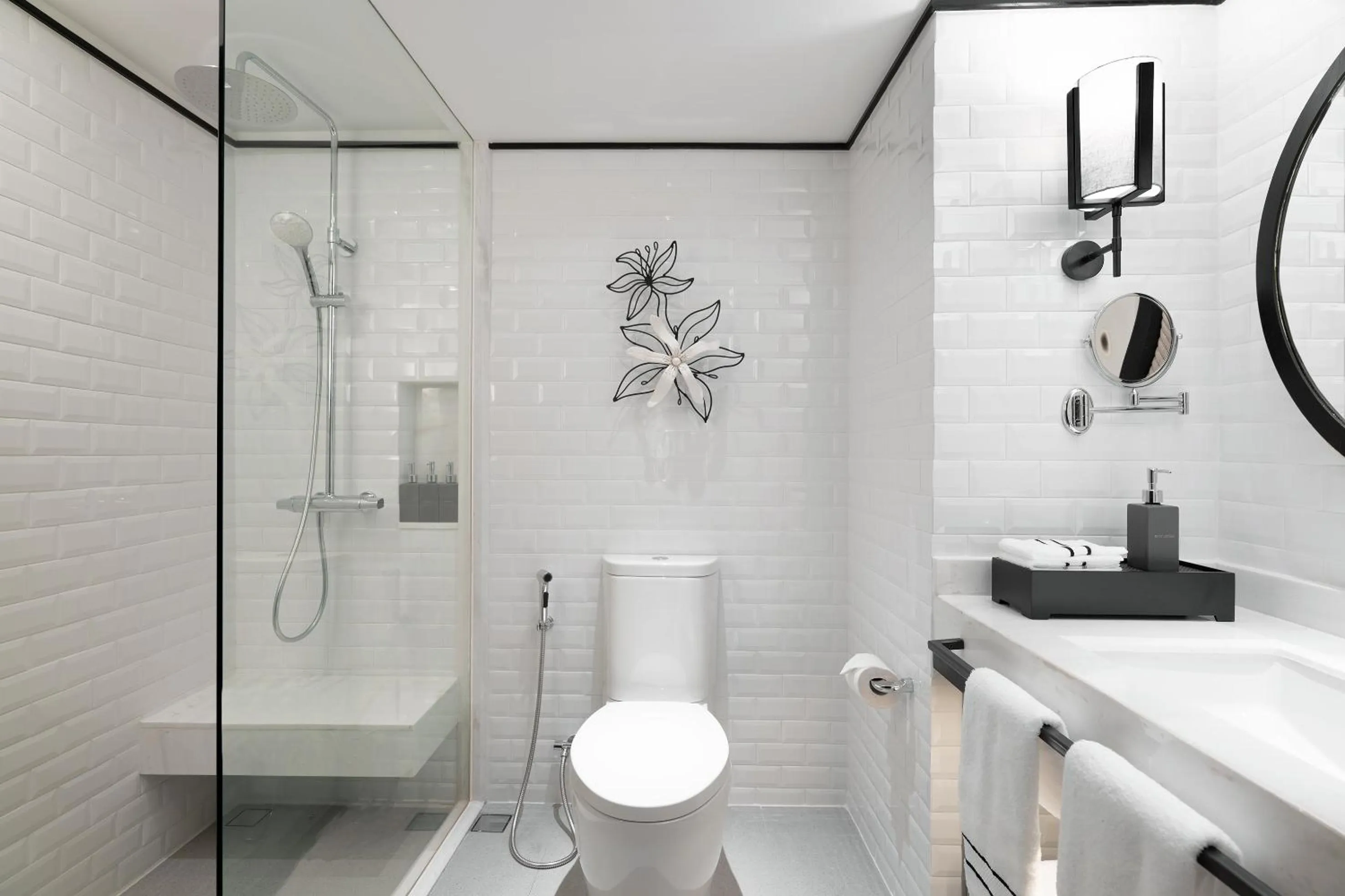 Shower in Melia Koh Samui