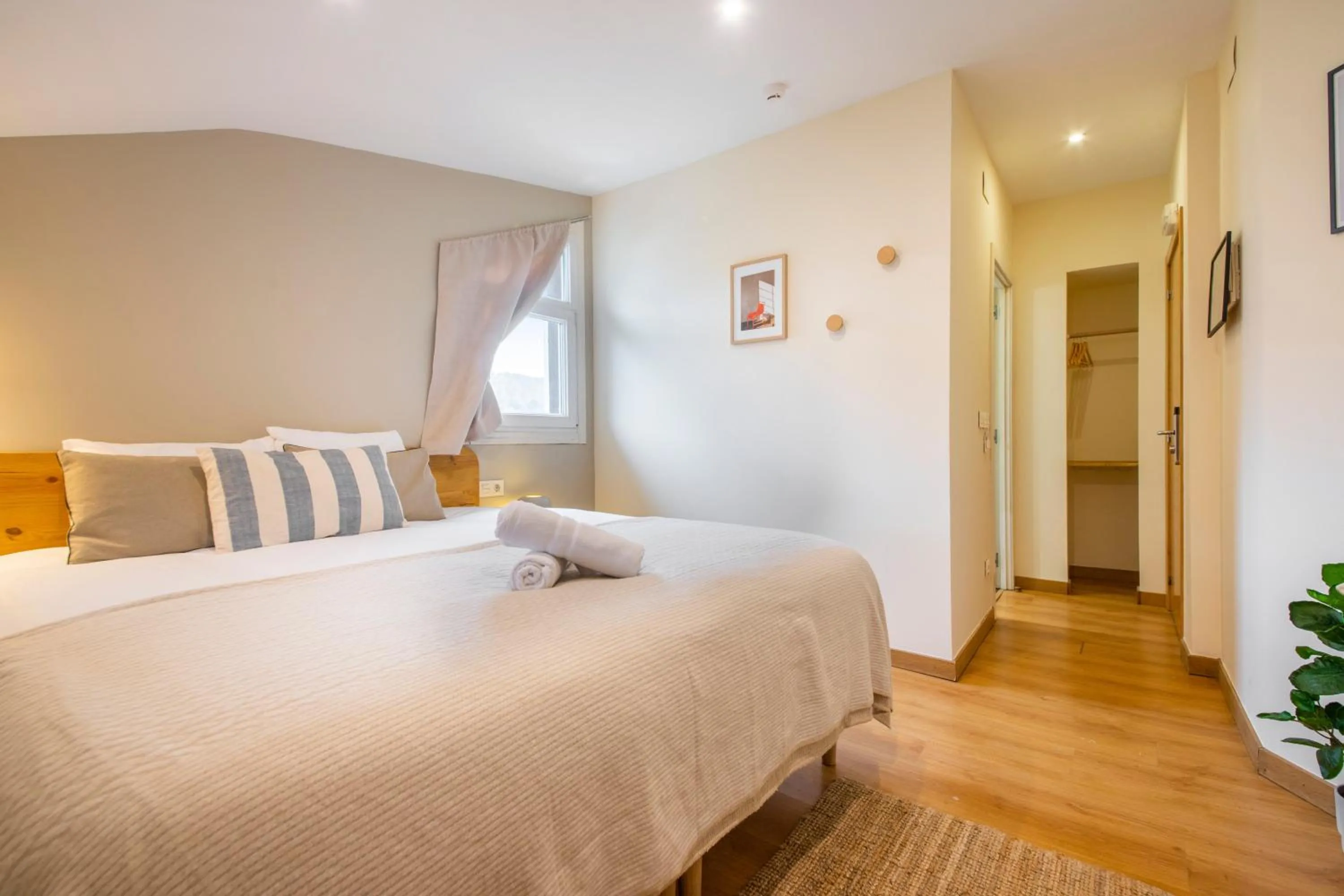 Bed in Hotel Donosti