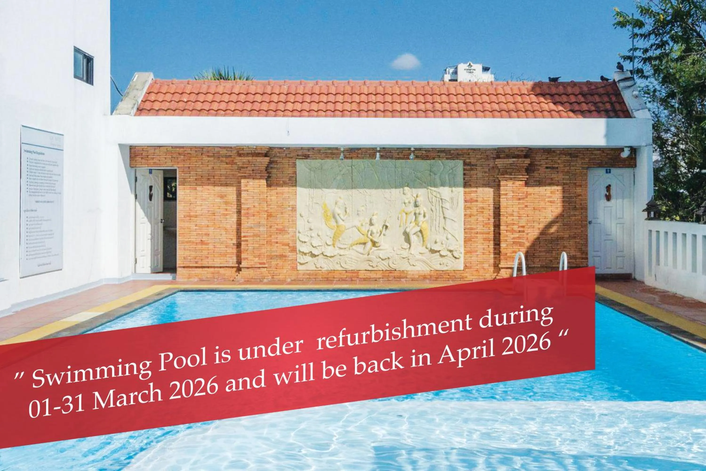 Swimming pool in CH Hotel