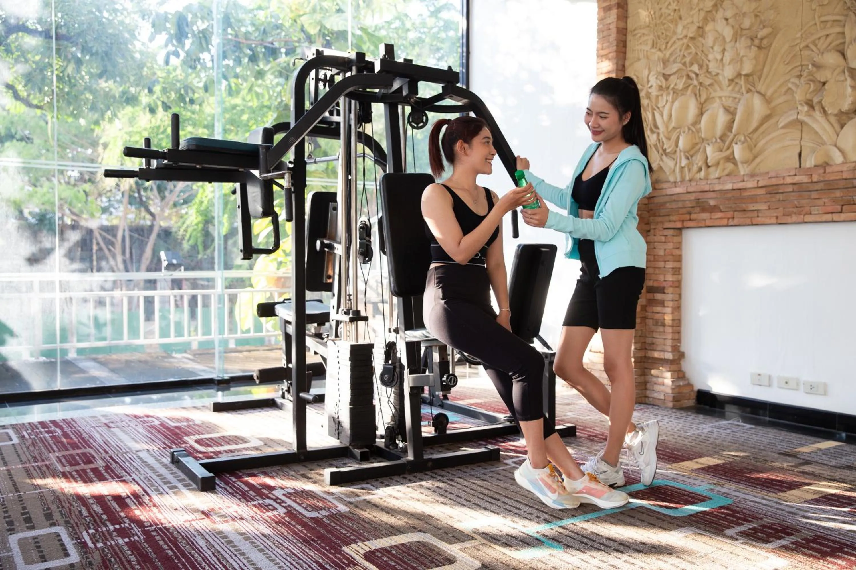 Fitness centre/facilities in CH Hotel