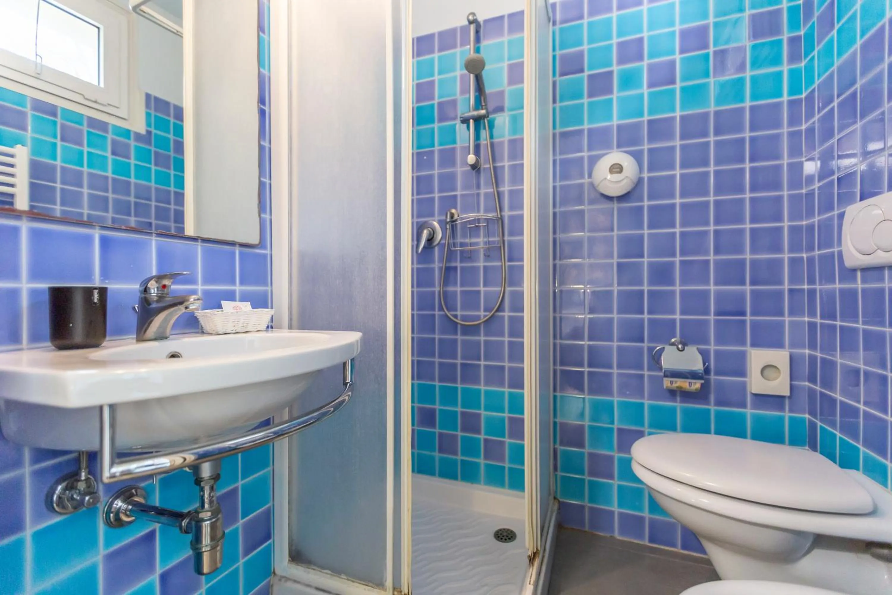 Bathroom in Hotel Vannucci