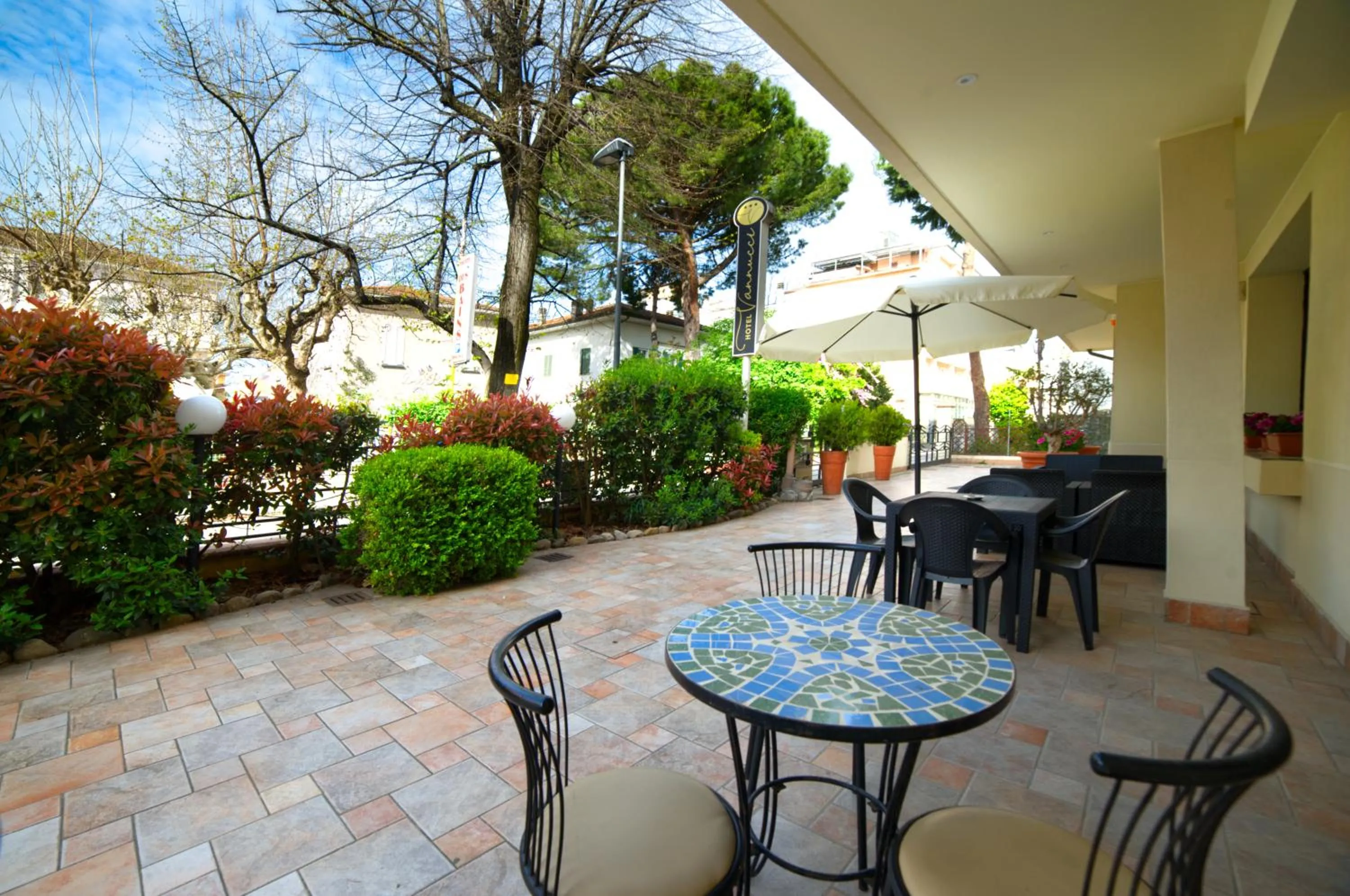 Garden in Hotel Vannucci