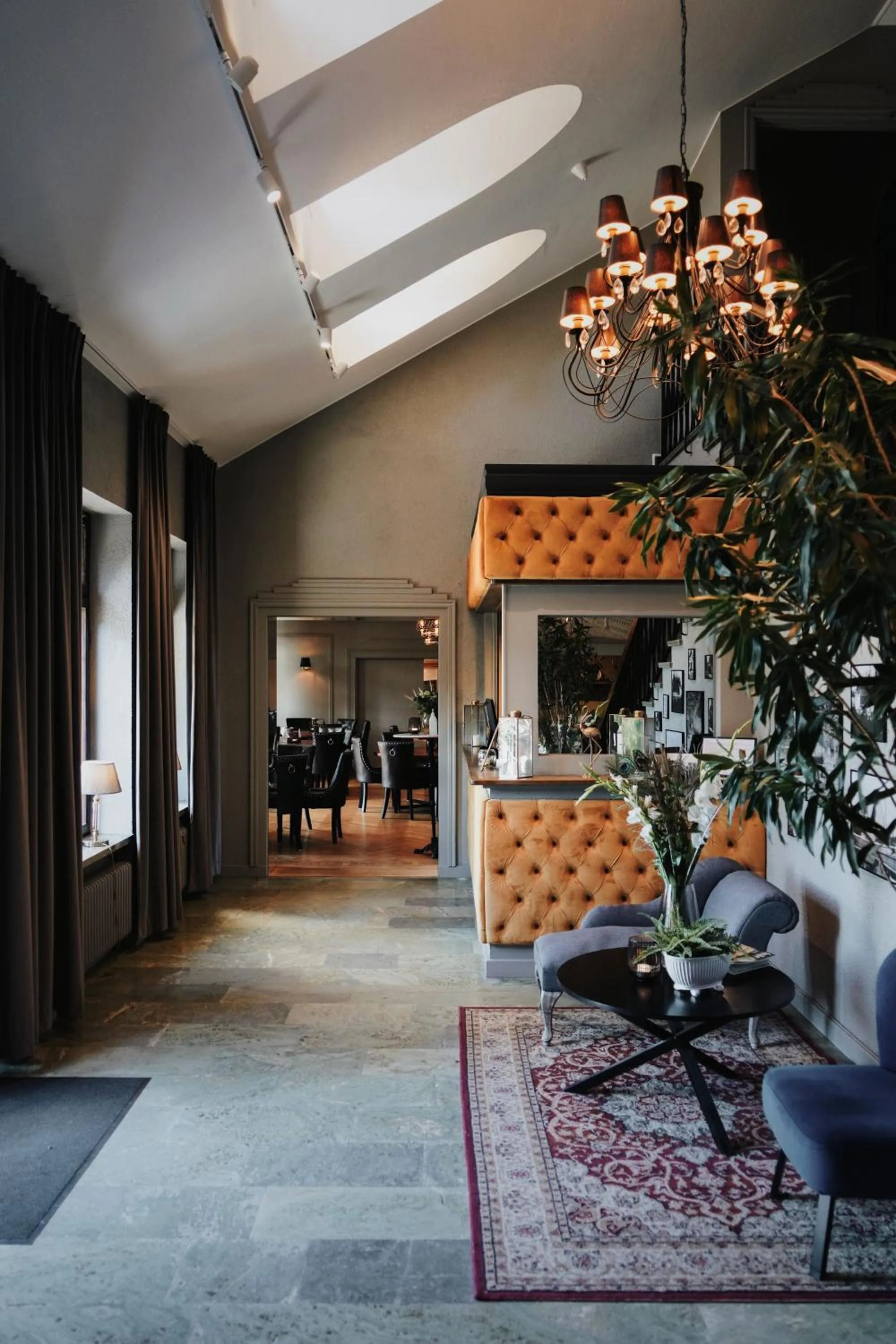 Lobby or reception in Åsby Hotell