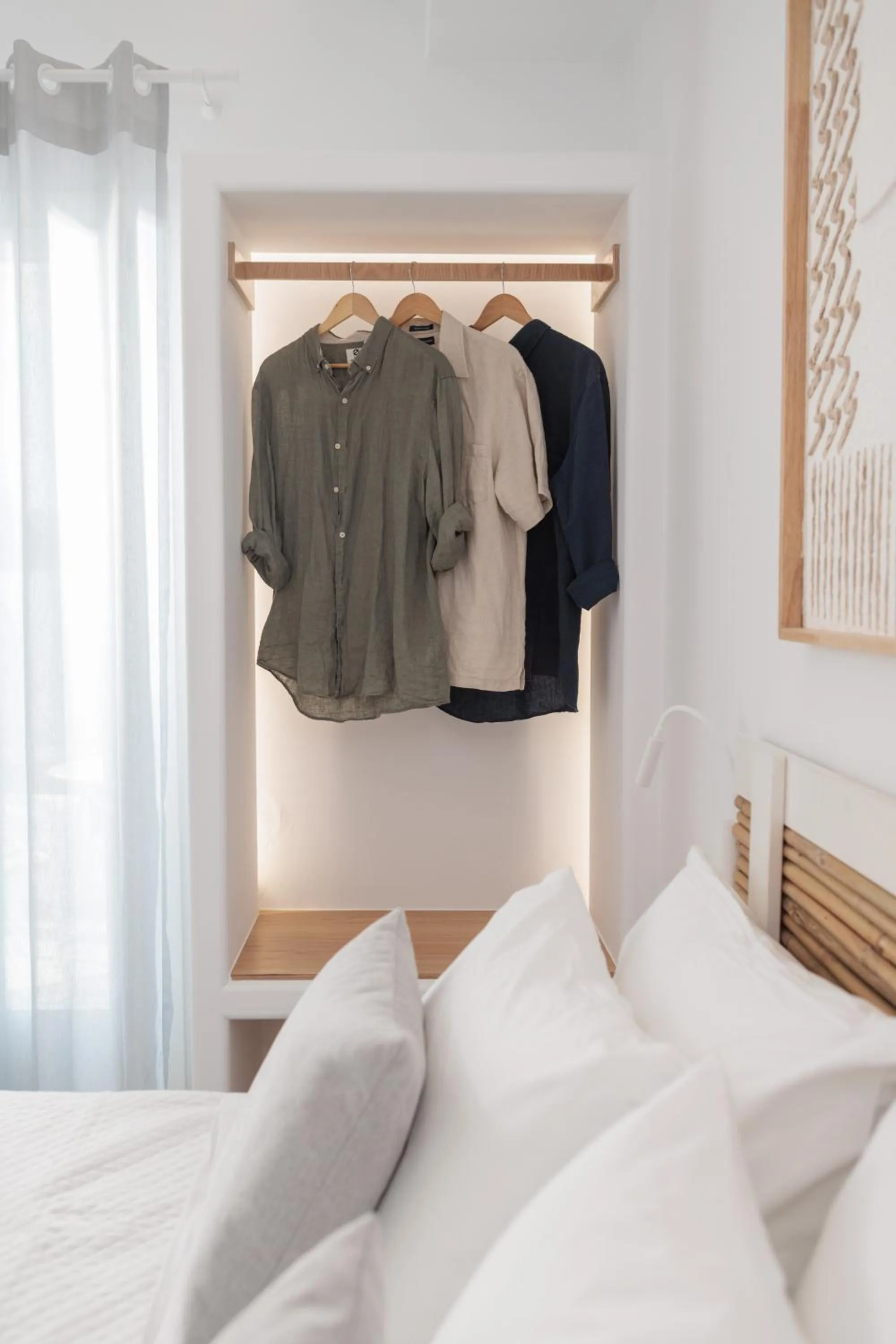 Bedroom, Bed in Agia Anna Living